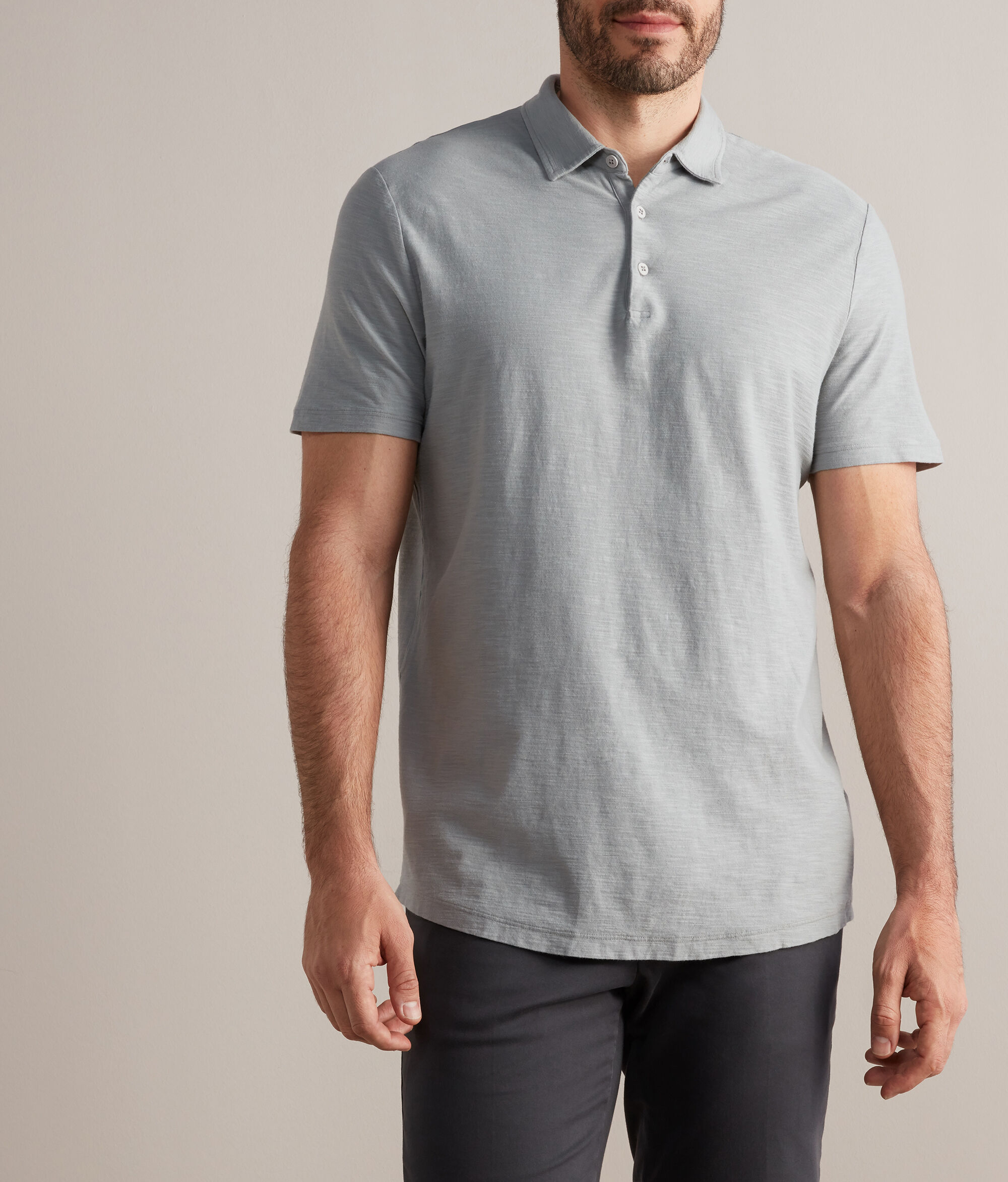 Poloshirt aus Twist-Baumwolle