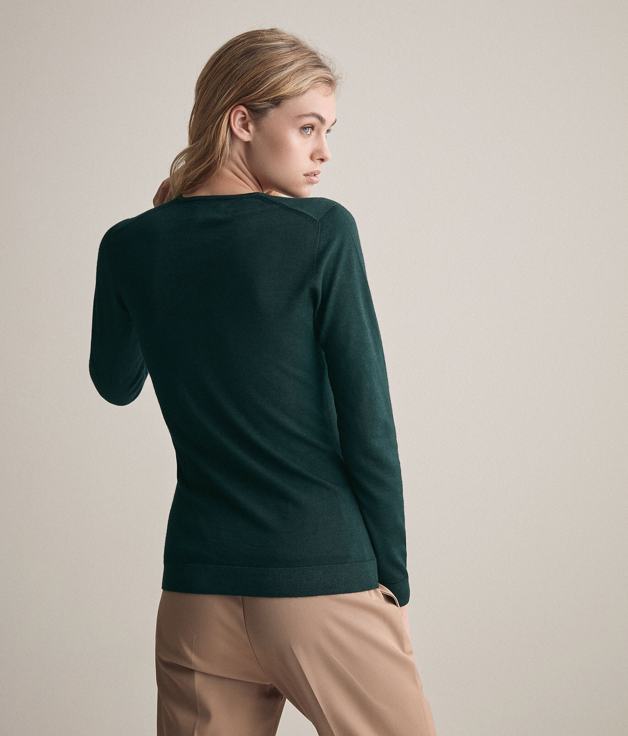 Maglia Scollo V in Cashmere Ultrafine