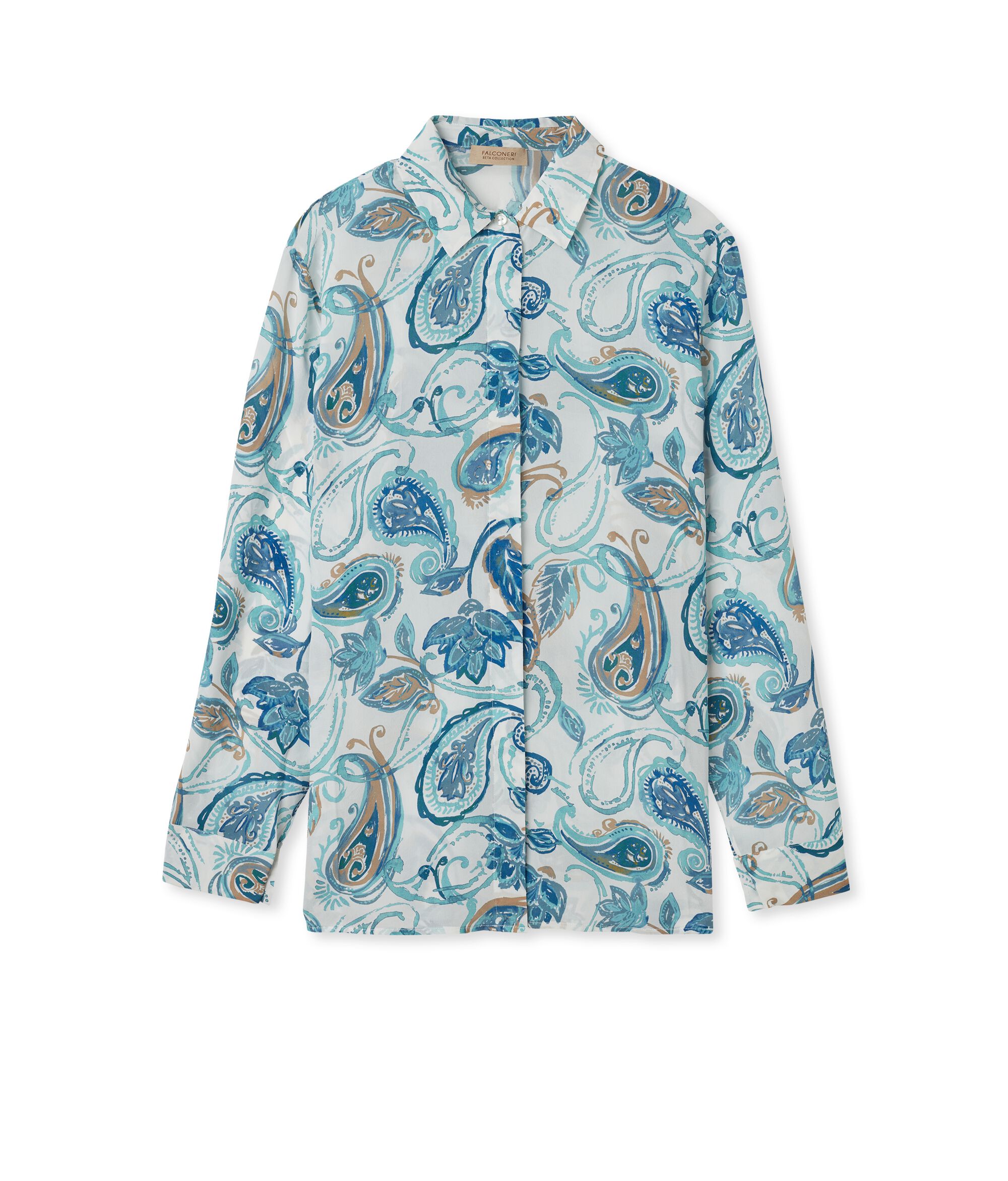 Camicia in Seta Stampata