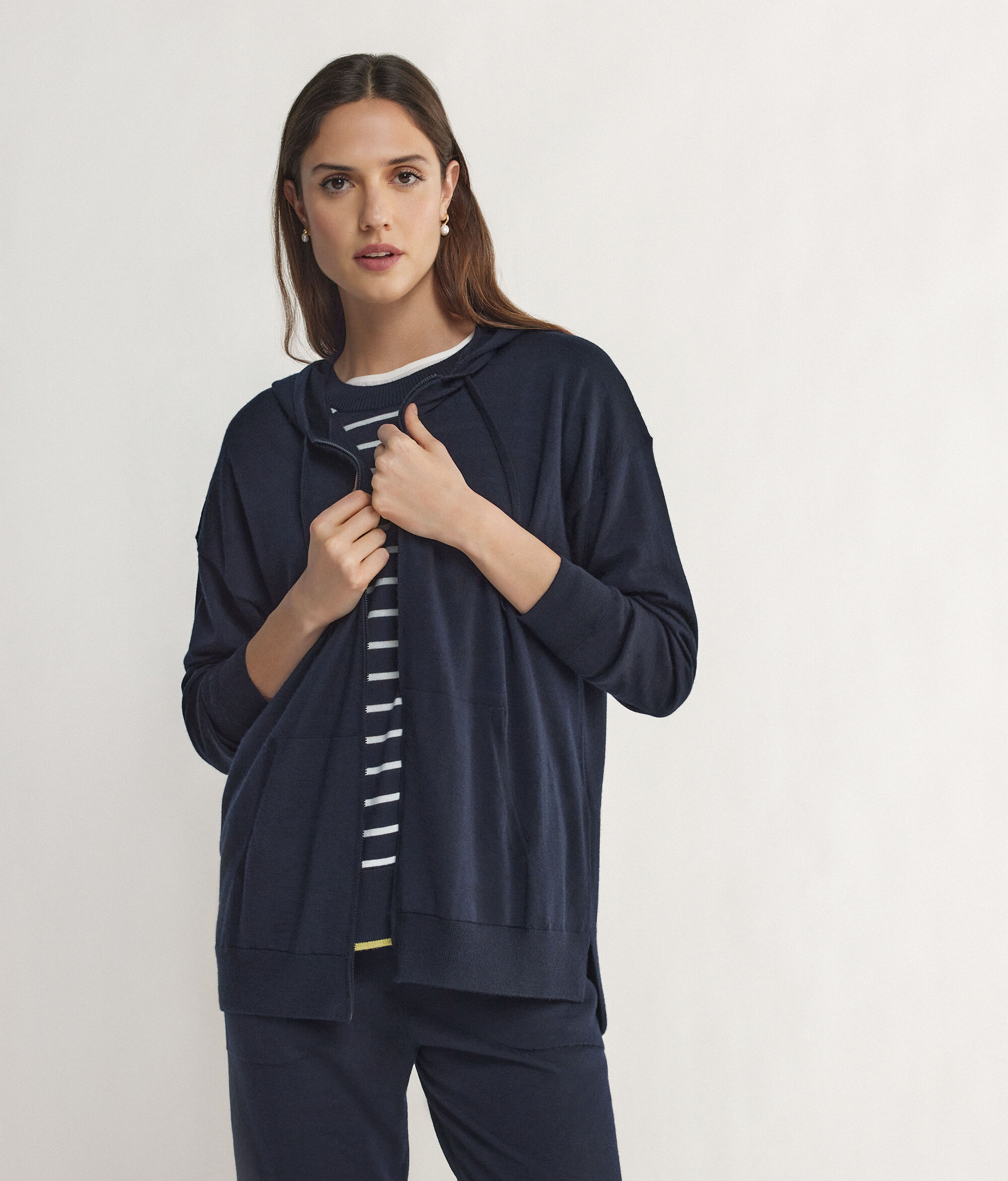 Sweatshirt em Ultrafine Cashmere