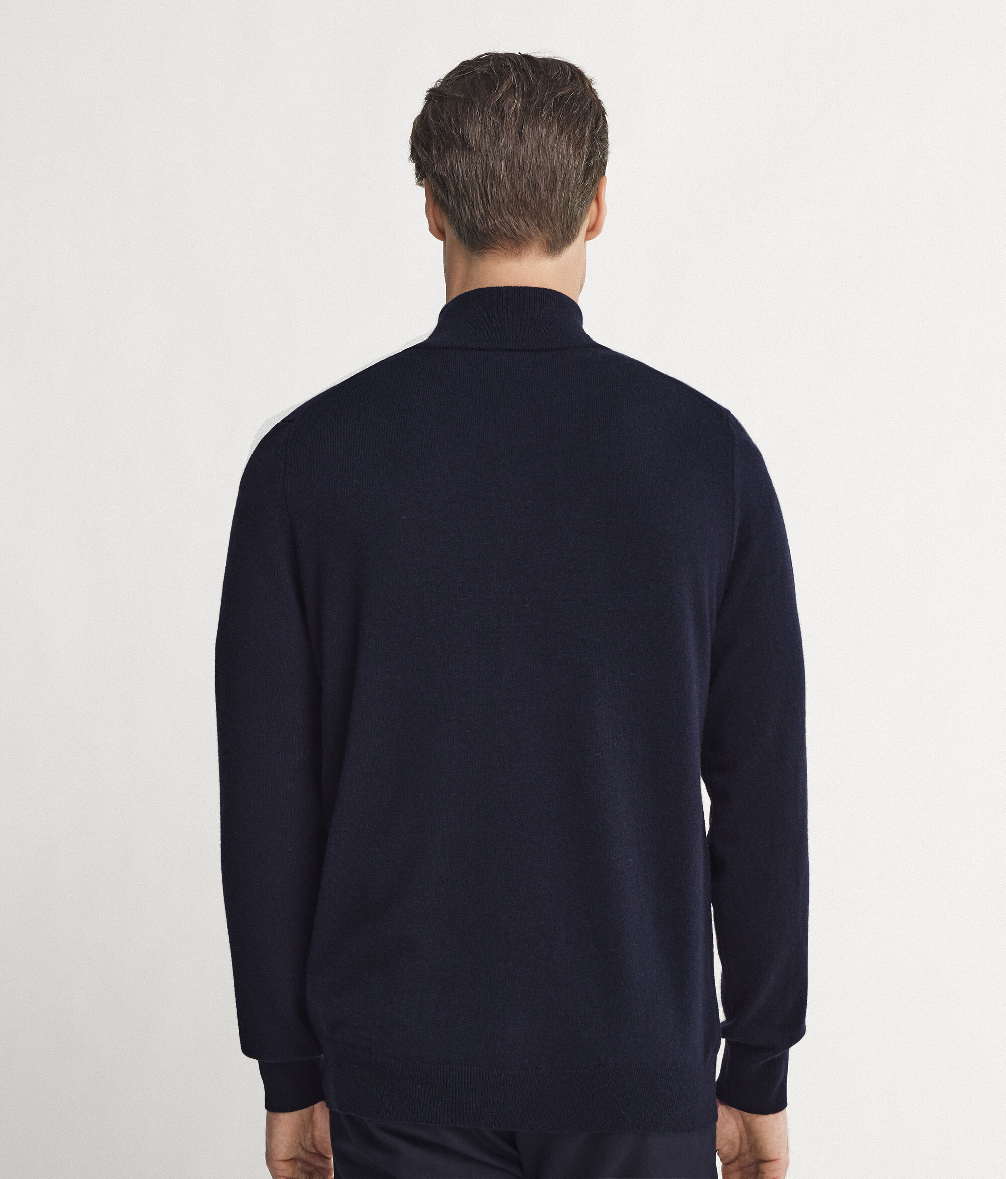 Ultrasoft cashmere full zip sweater