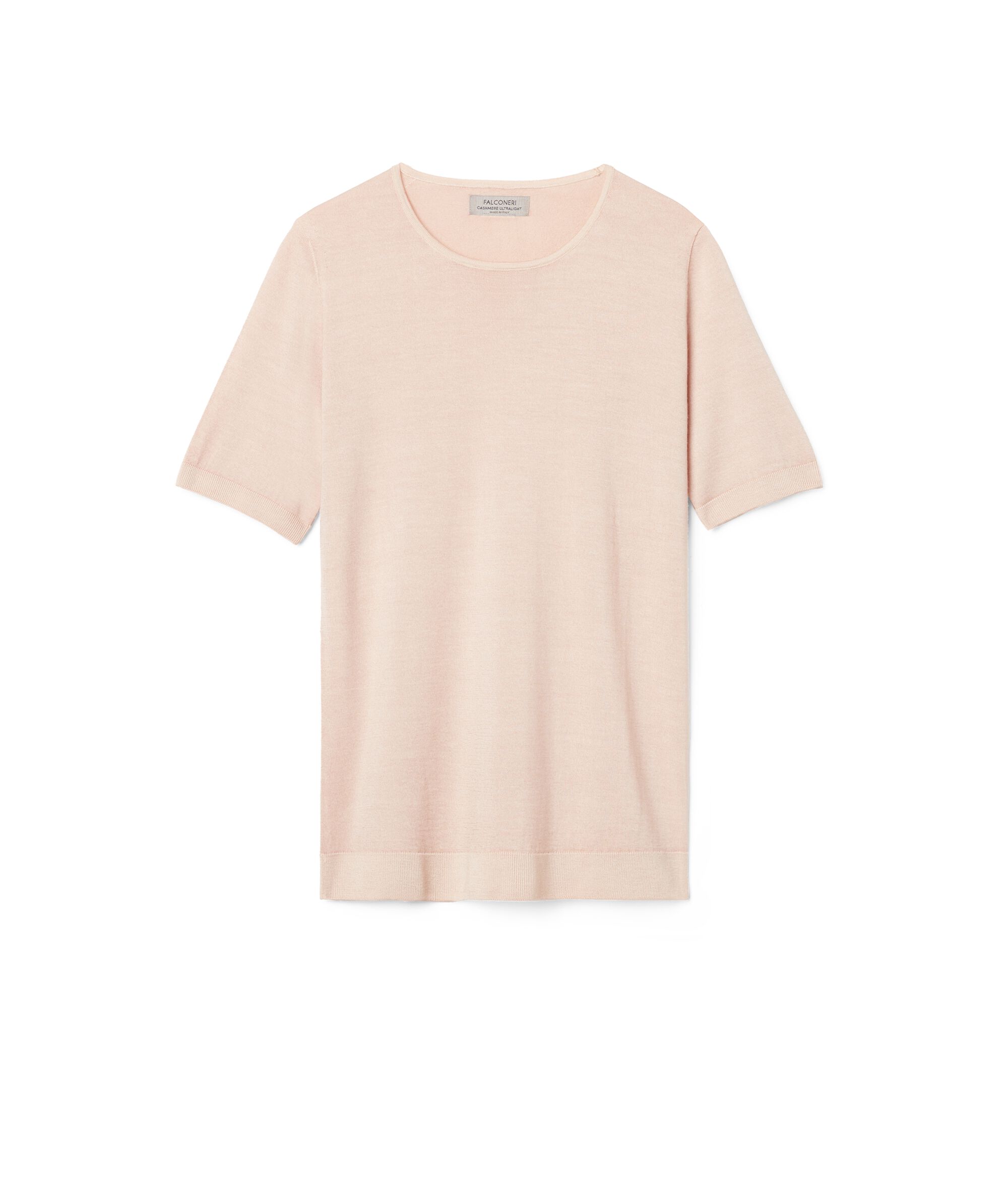 Pullover aus Kaschmir Ultrafine Colore Rosé-Tee