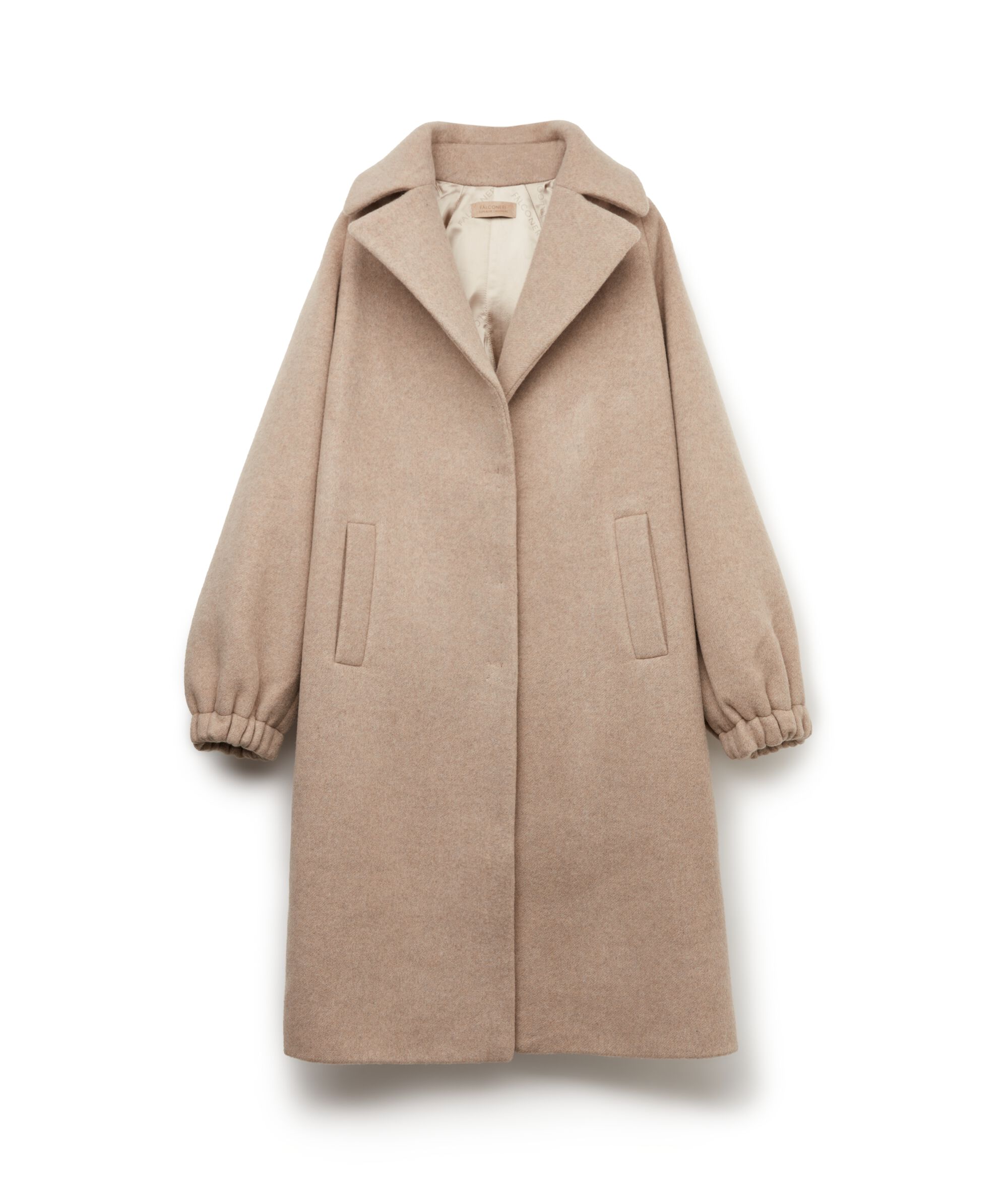 Cappotto con Manica Arriccio in Cashmere