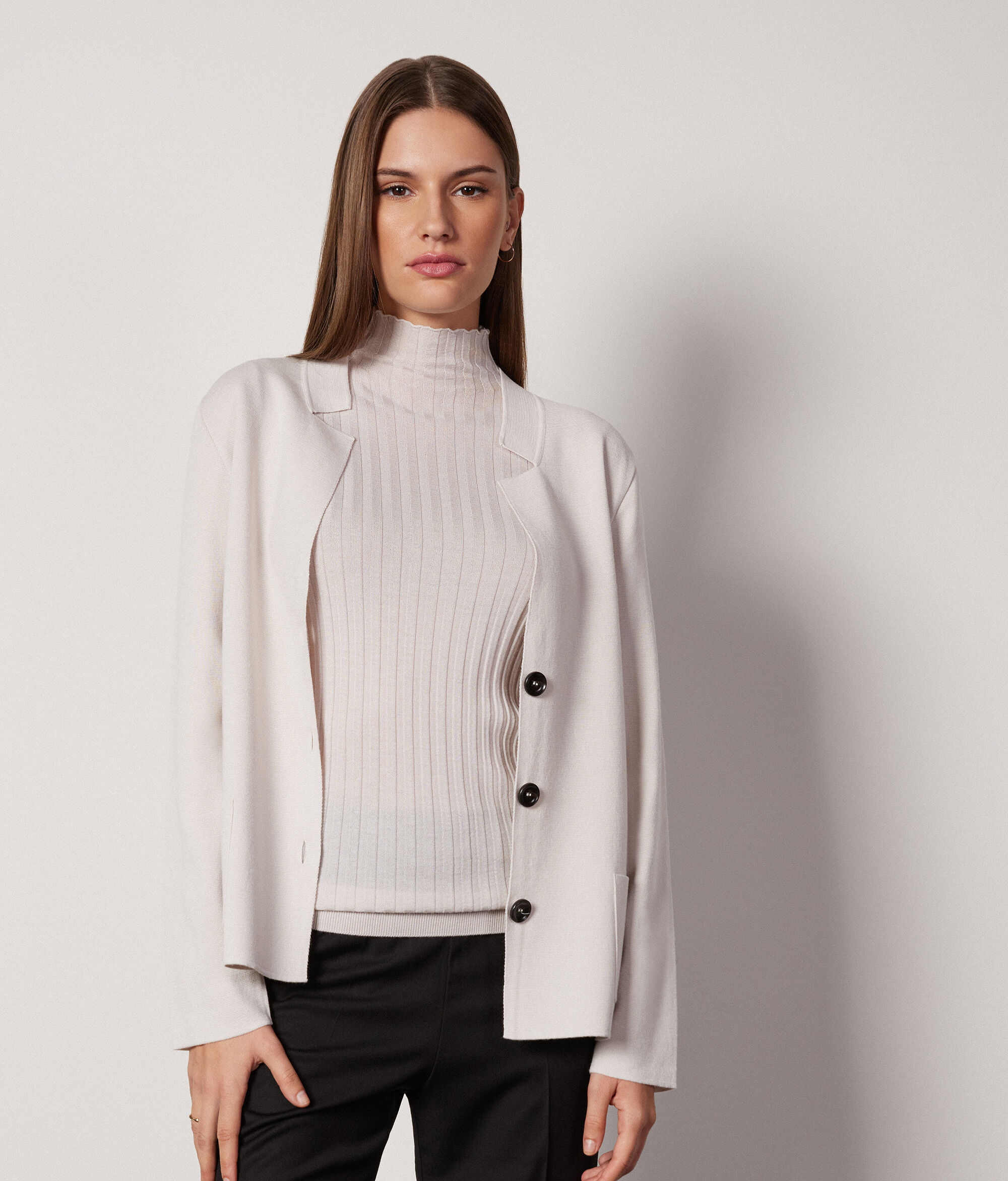 Flat-Rib Ultrafine Cashmere Turtleneck Jumper