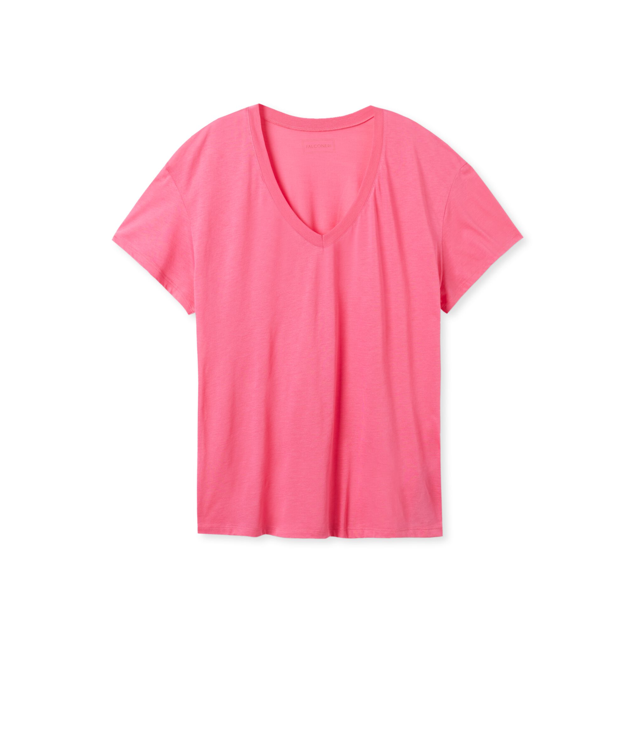 V-Neck Fresh Silk T-shirt