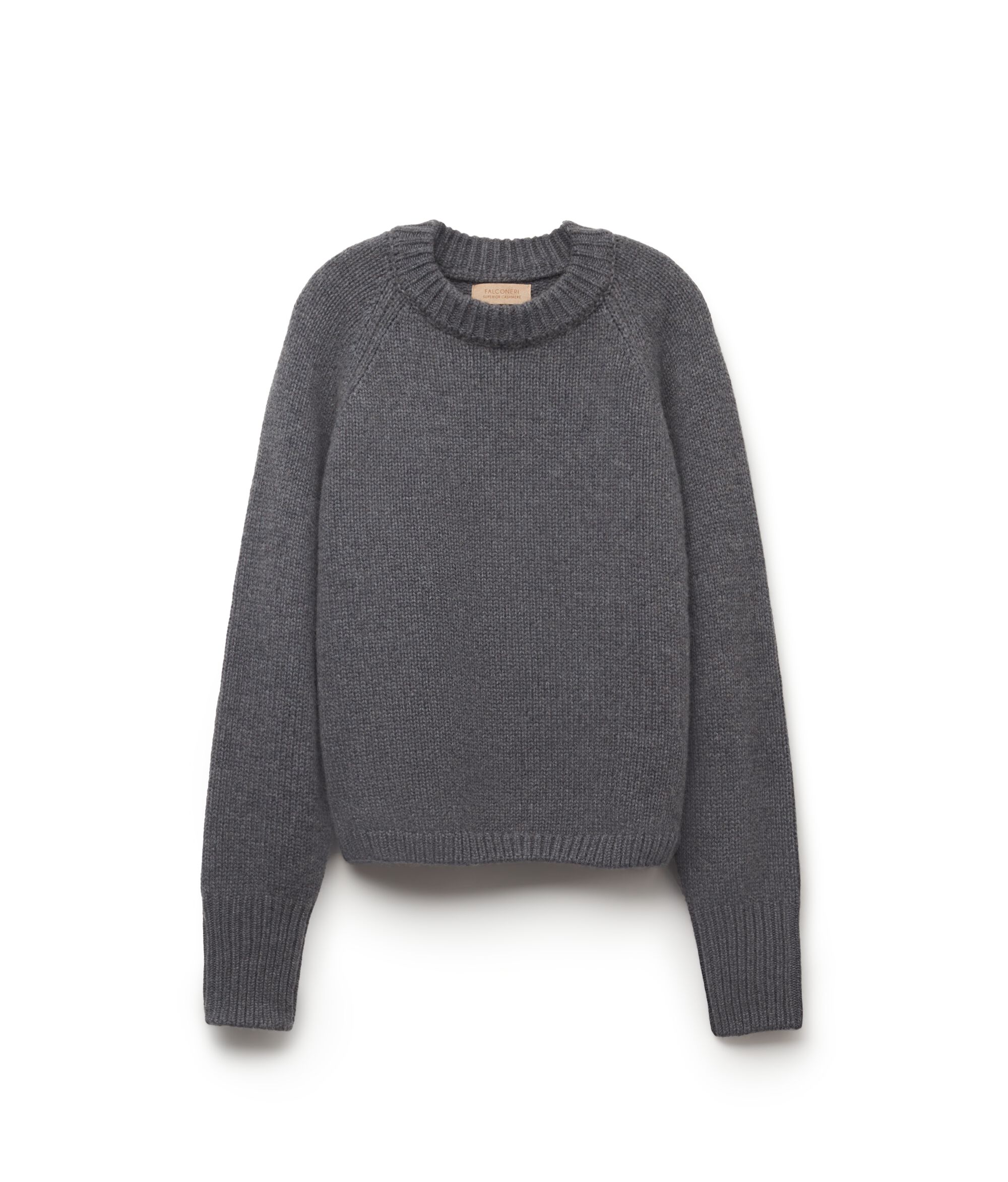 Maglia Girocollo in Cashmere Tricot