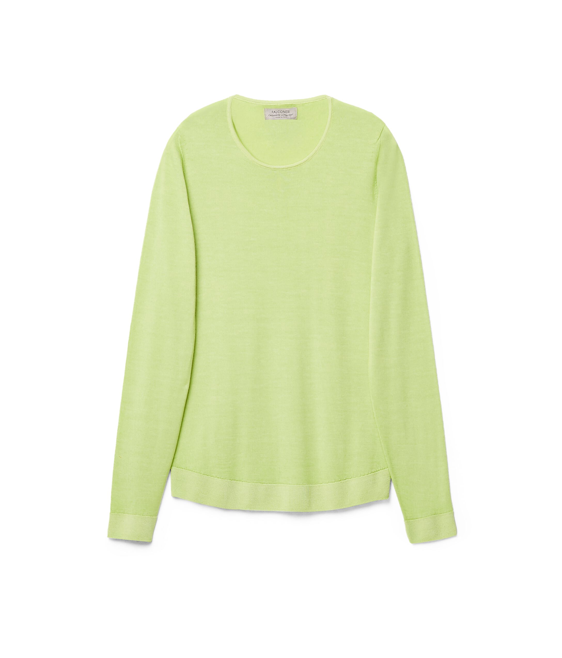 Ultrafine Crew Neck Cashmere Sweater