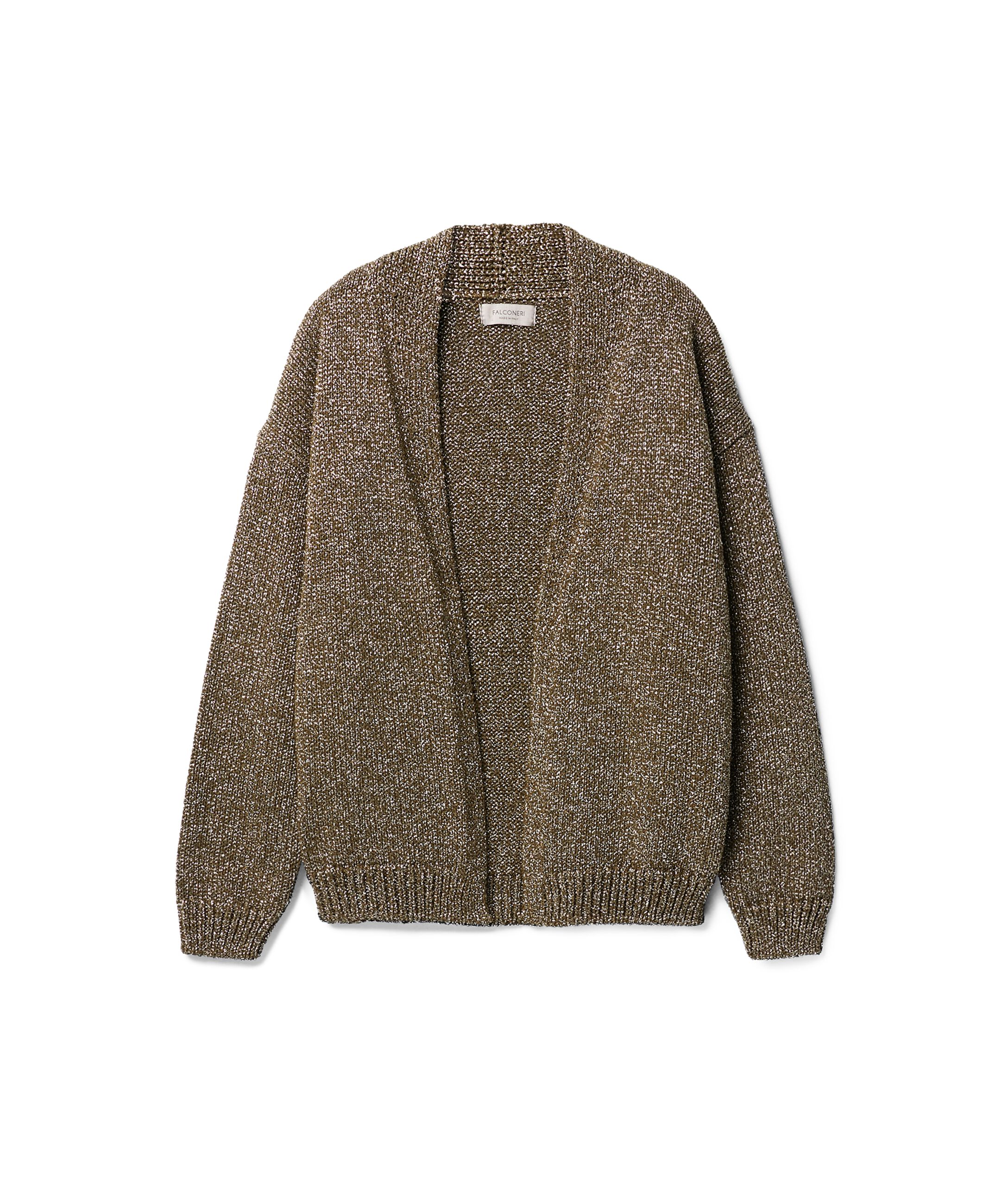 Cardigan in Lamé