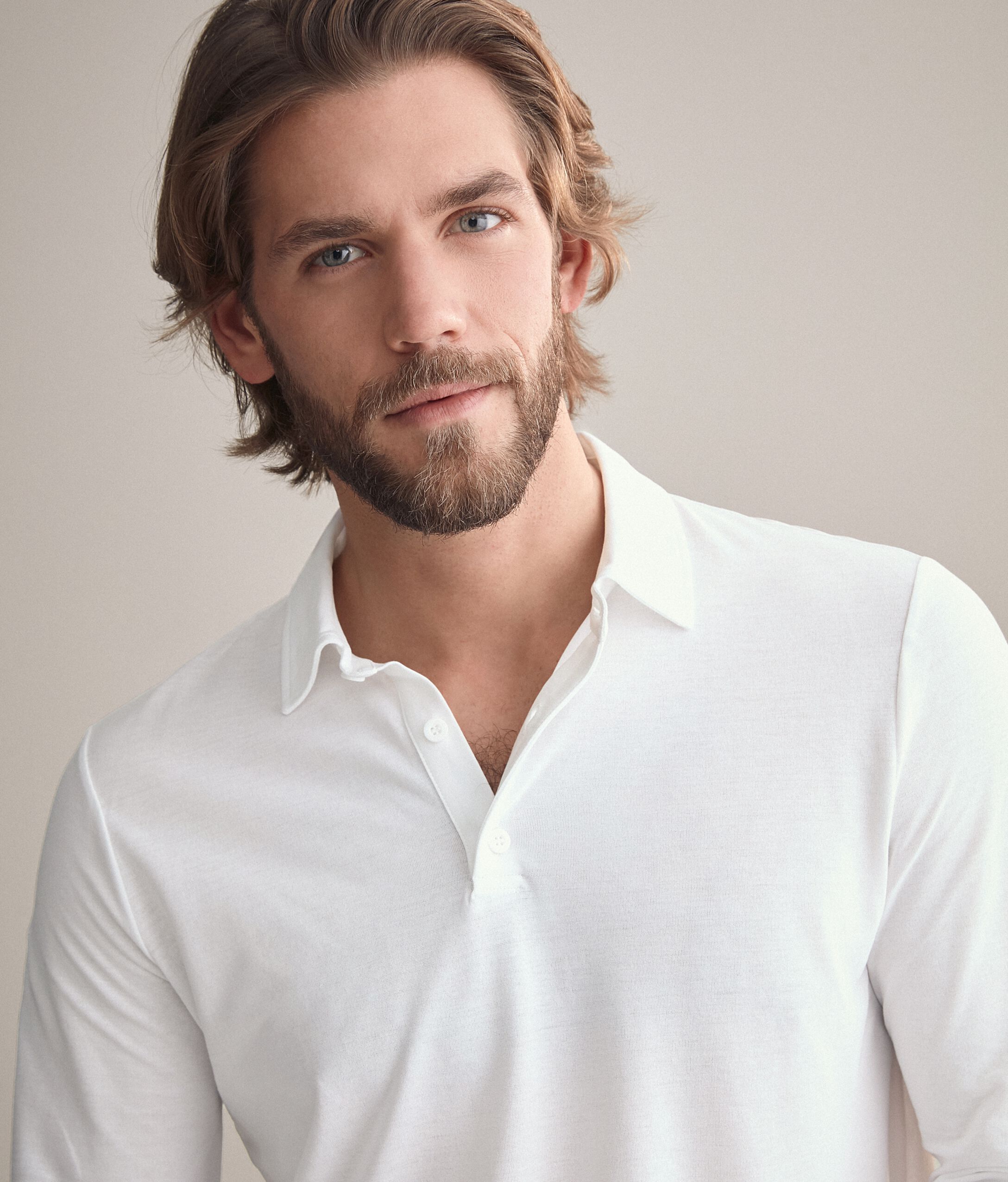 Polo en Crêpe de Coton