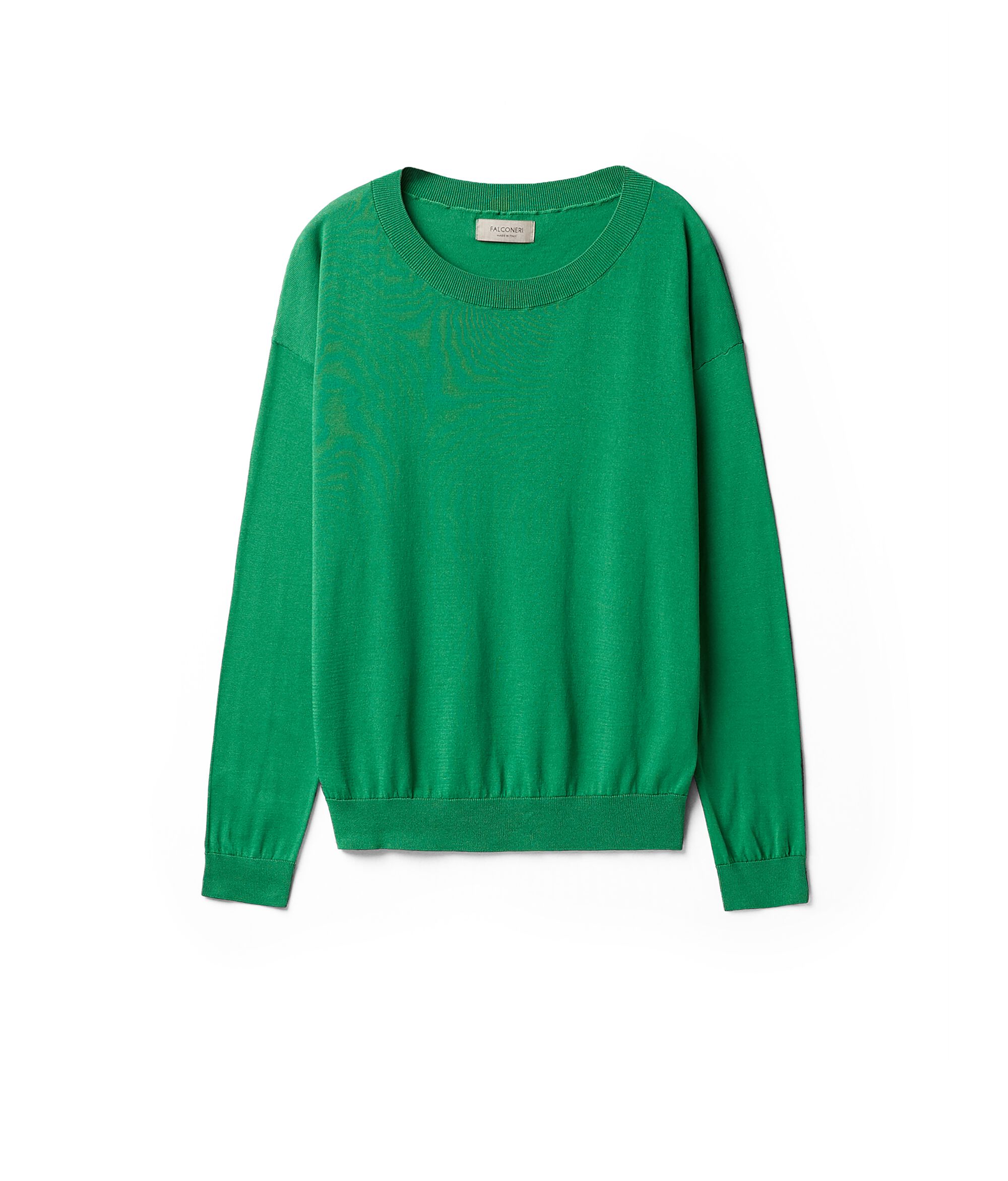 Maglia Girocollo in Seta e Cotone