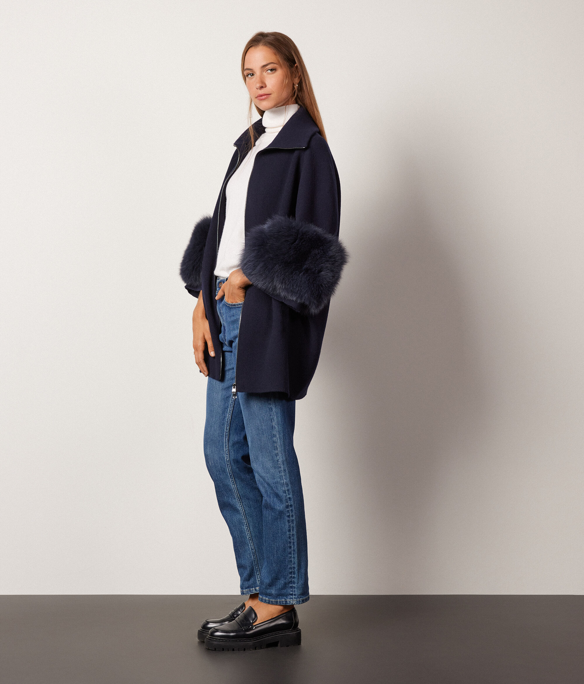 Παλτό σε Στυλ Κιμονό από Ultrasoft Cashmere