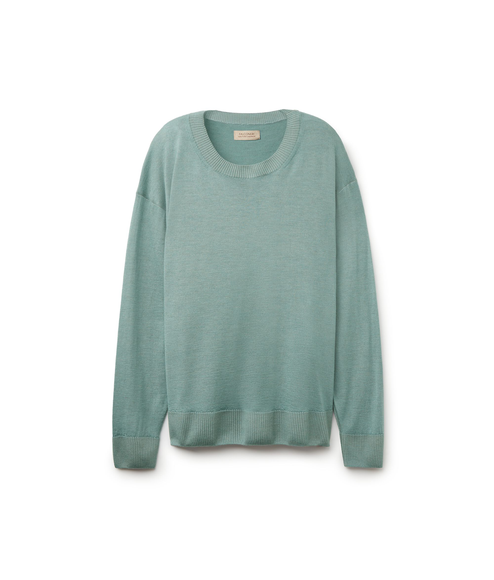 Maglia Girocollo in Cashmere con spacchi