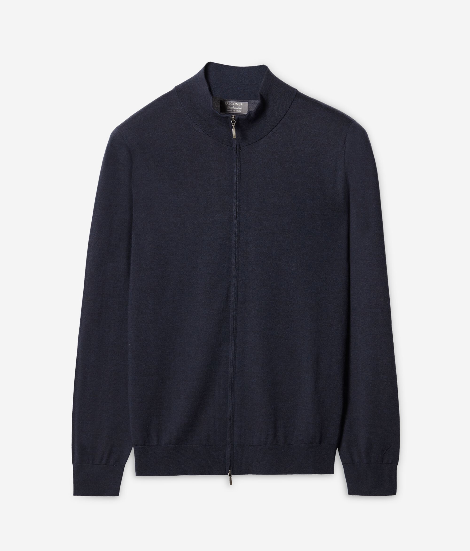 Ultrafine Cashmere Zip-Up Cardigan