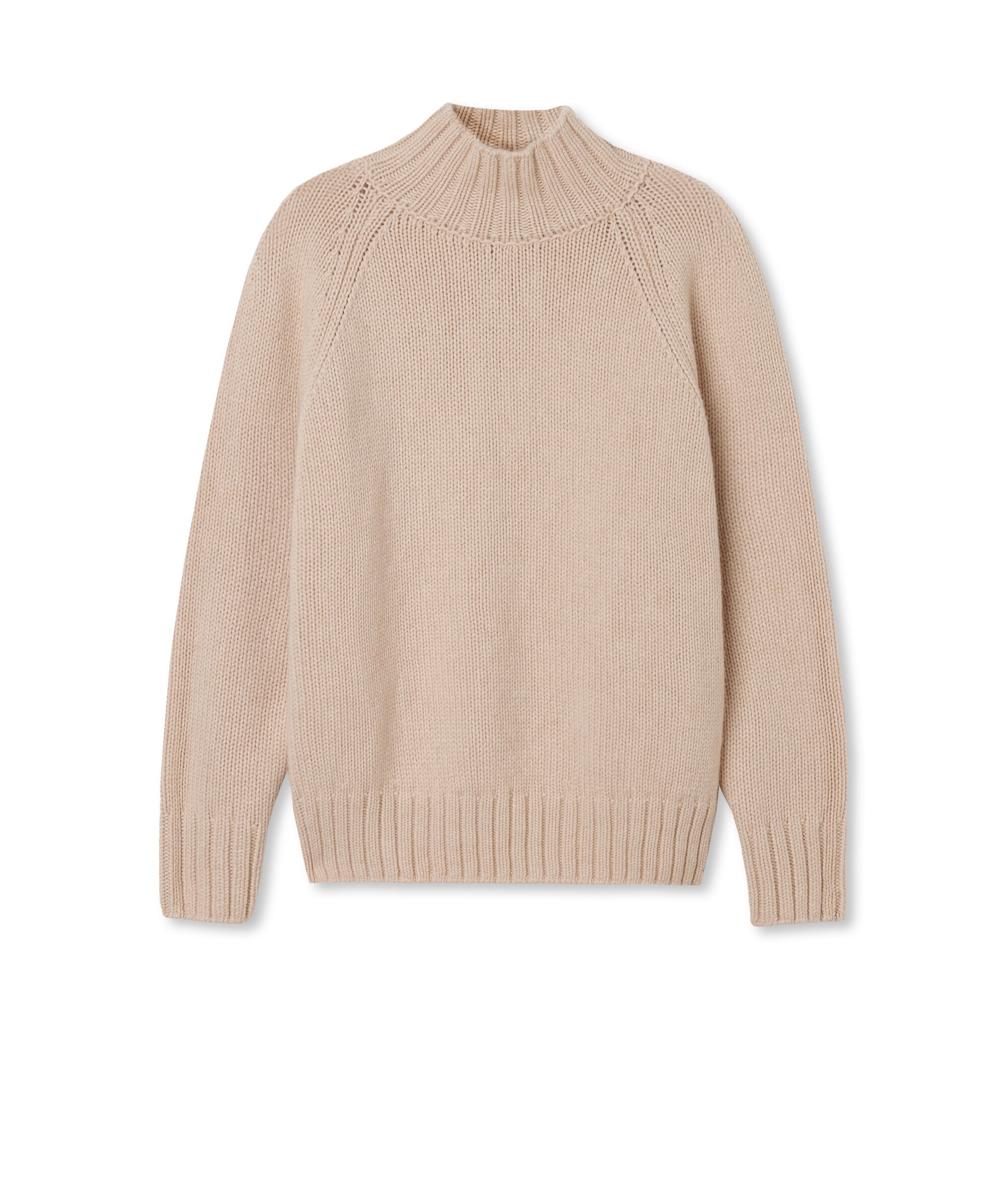 Ultrasoft Cashmere High-Neck Tricot Jumper