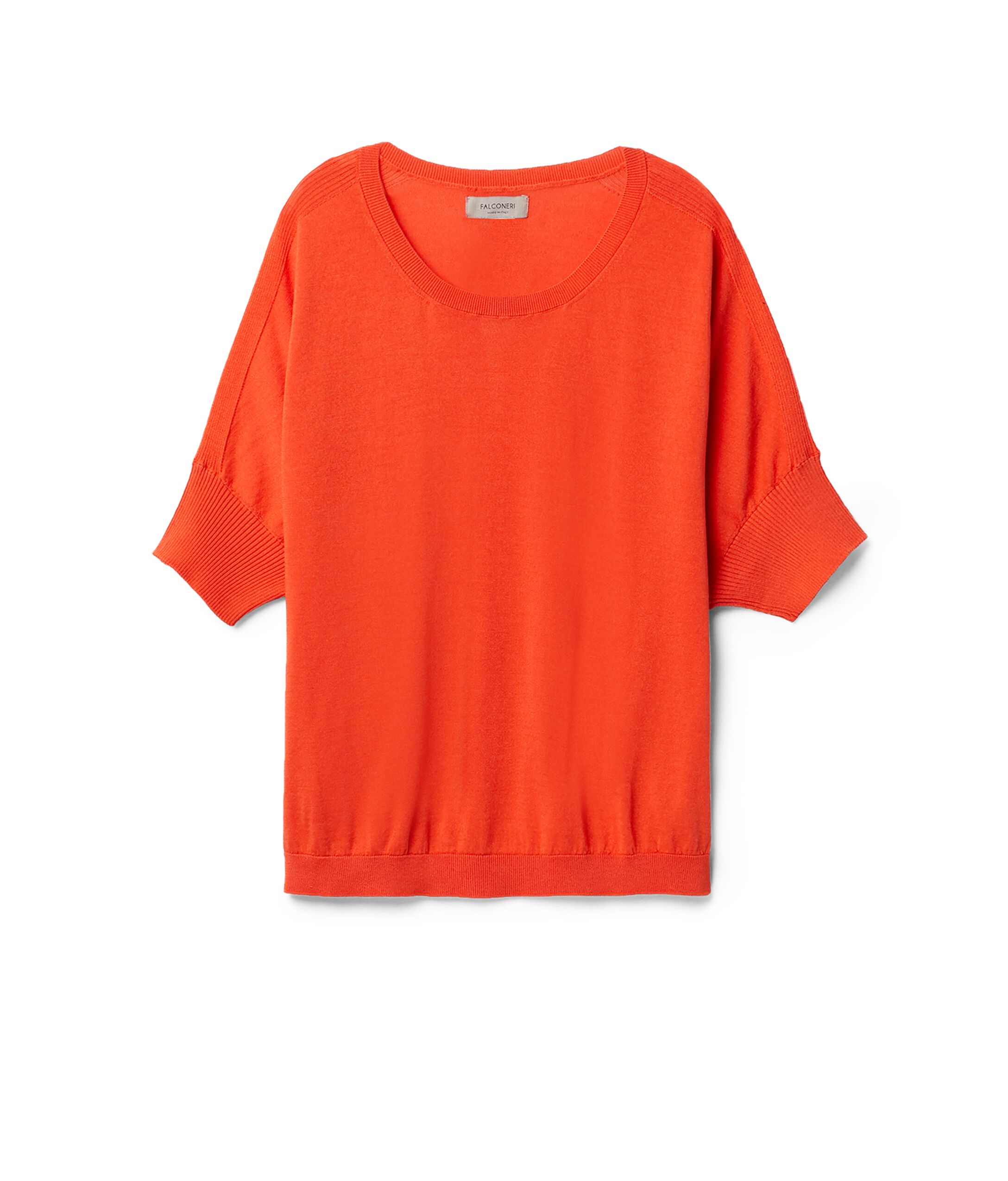 T-Shirt από Βαμβάκι & Μετάξι