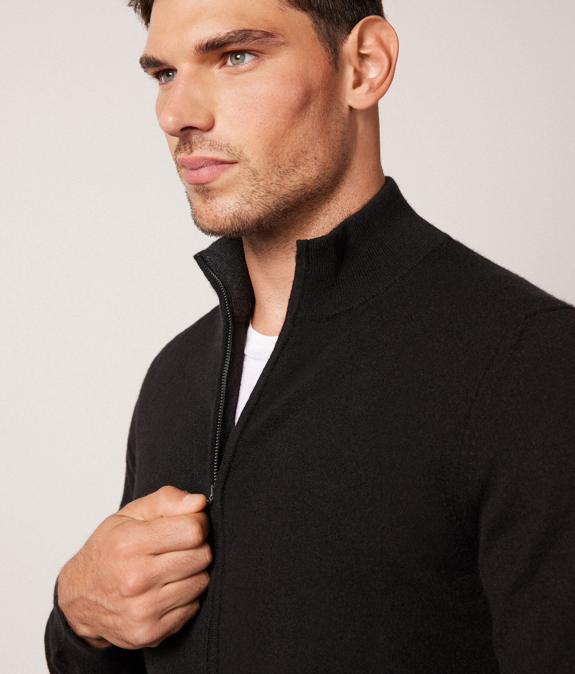 Ultrasoft Cashmere Full-Zip Cardigan