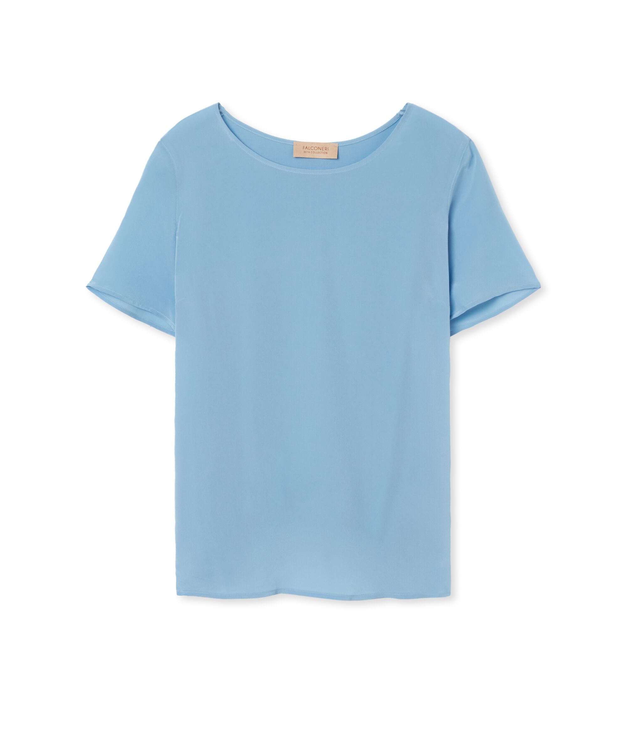 T-shirt Girocollo in Seta