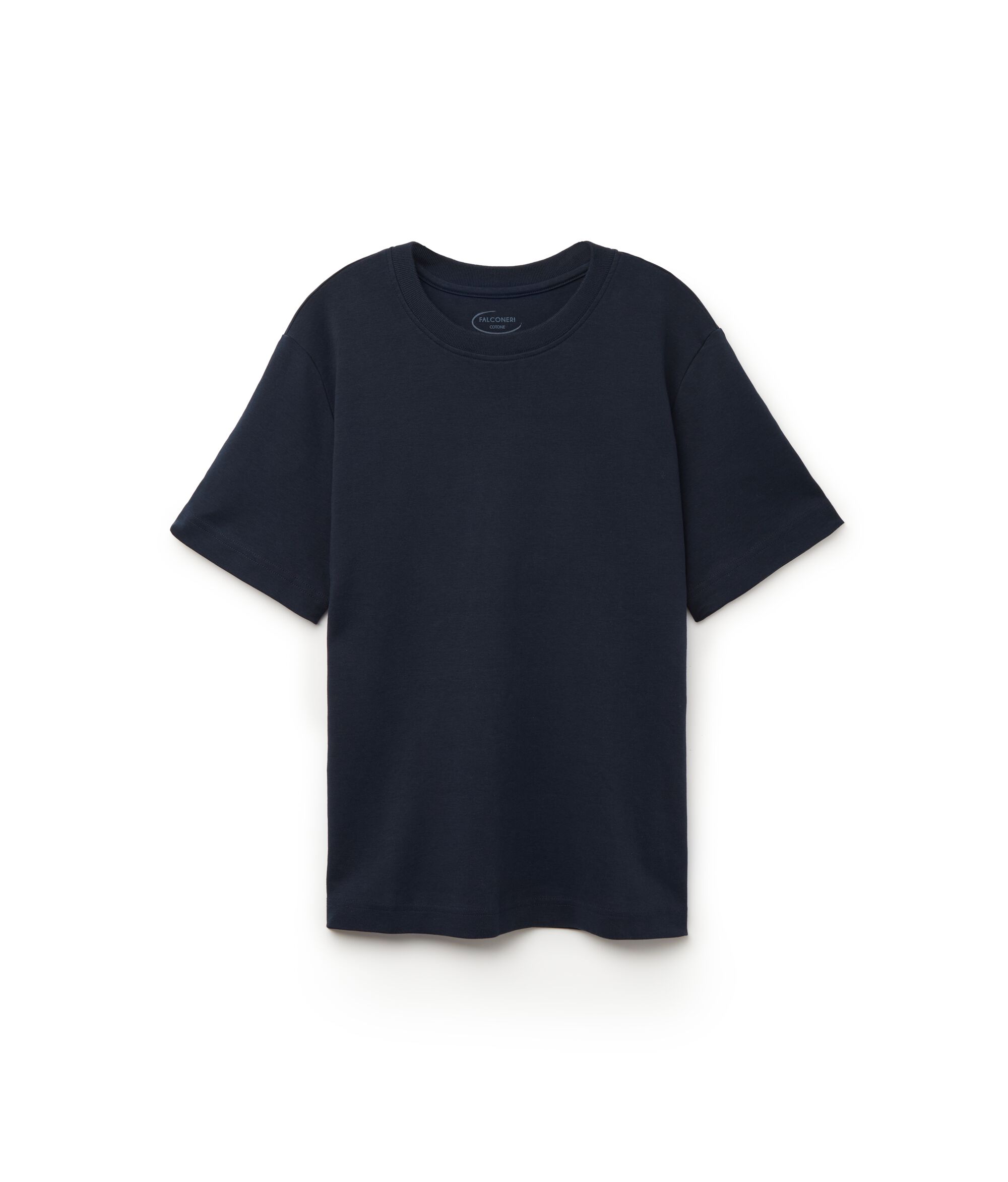 T-Shirt Girocollo in Cotone