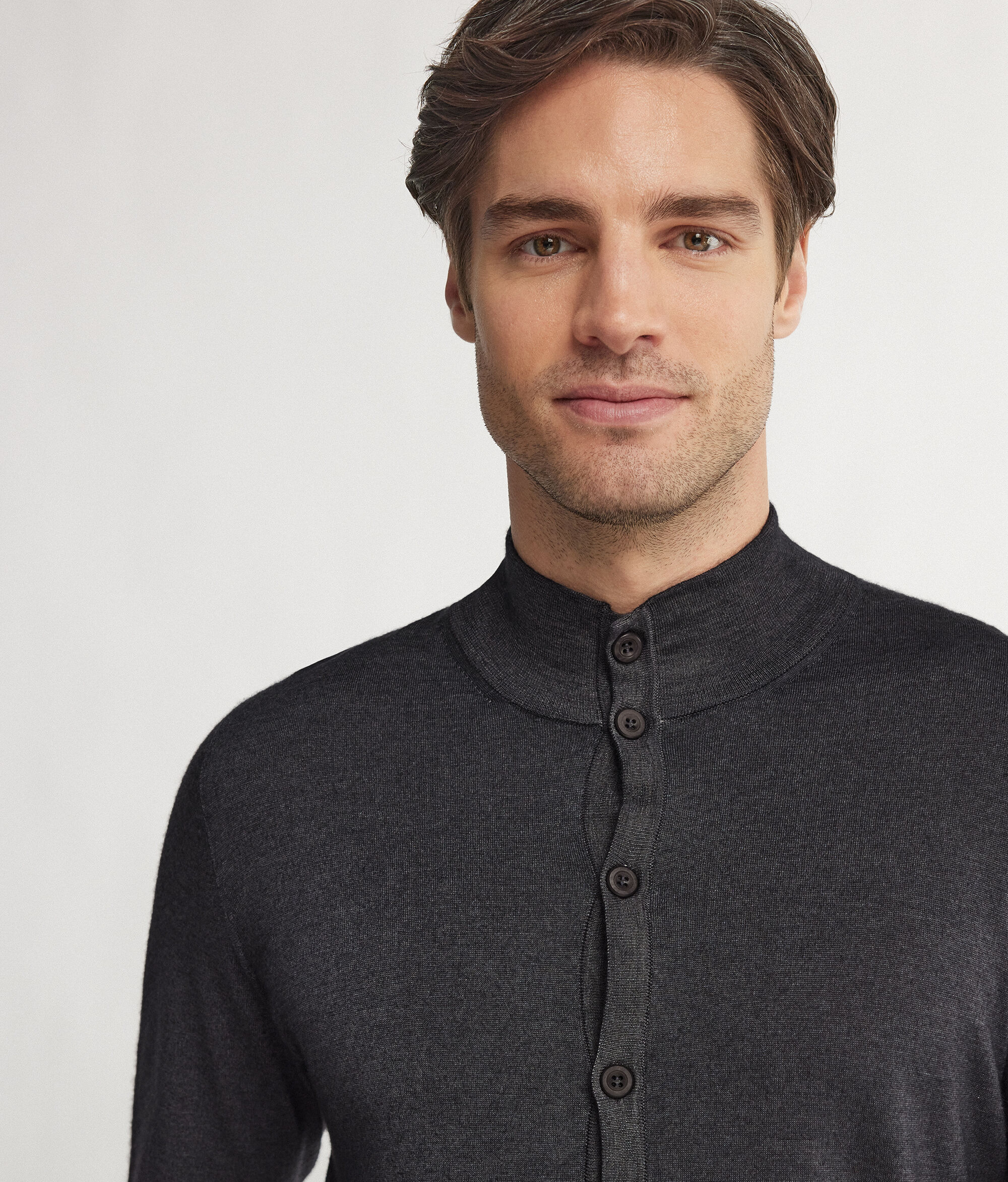 Cárdigan con botones de cashmere ultrafine