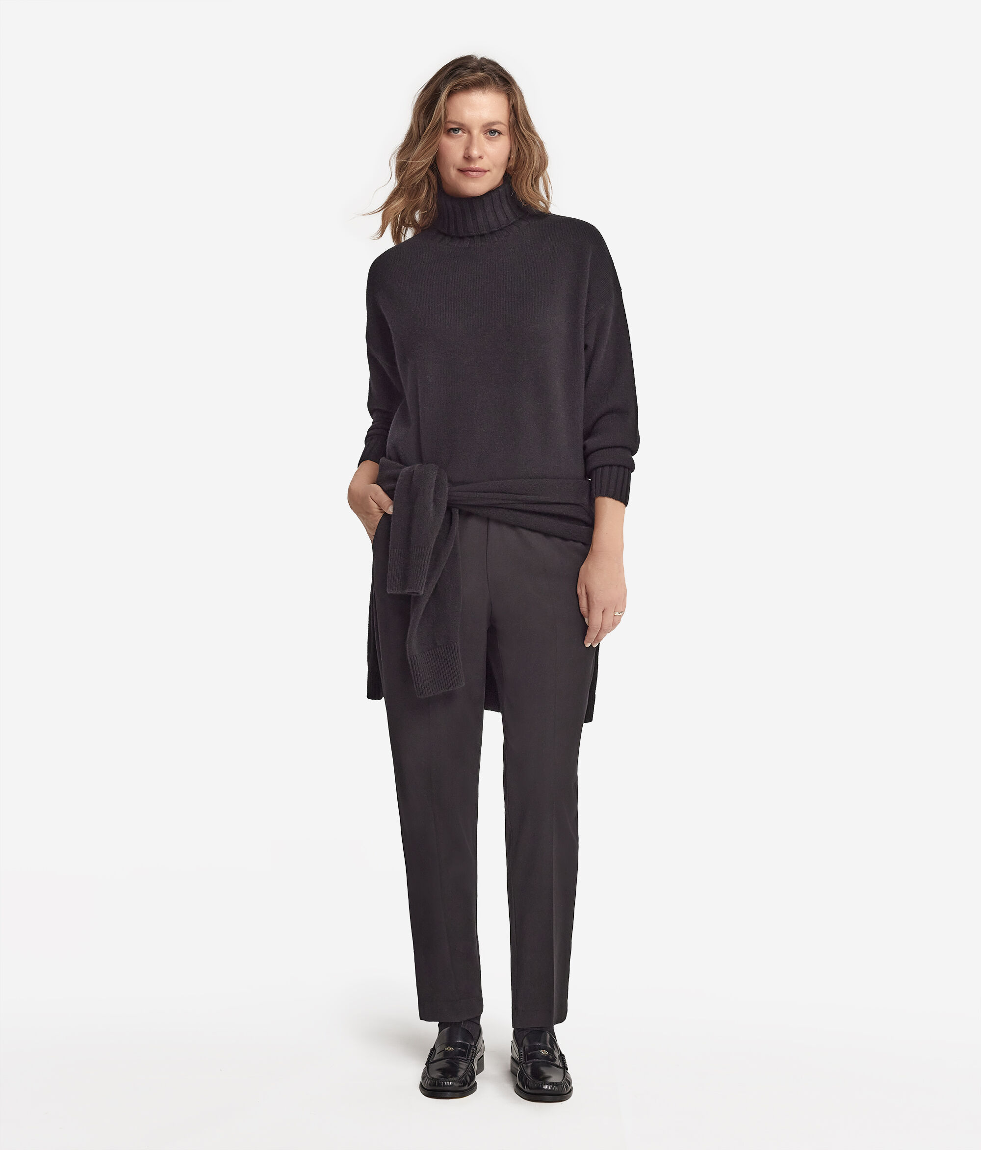 Maxi-Rollkragenpullover aus Kaschmir Ultrasoft