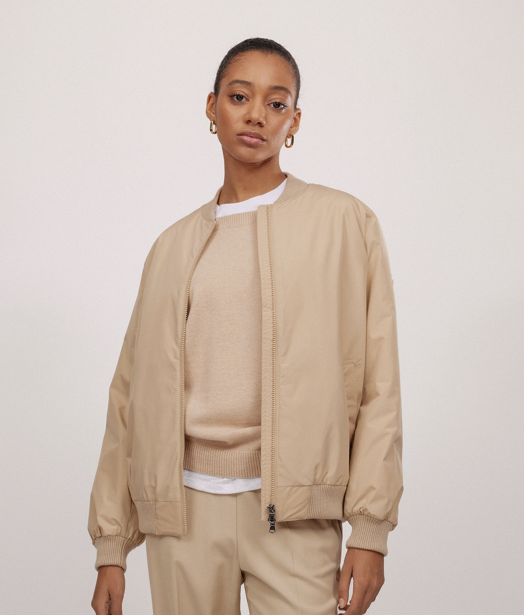 Bomber tecnico cashmere