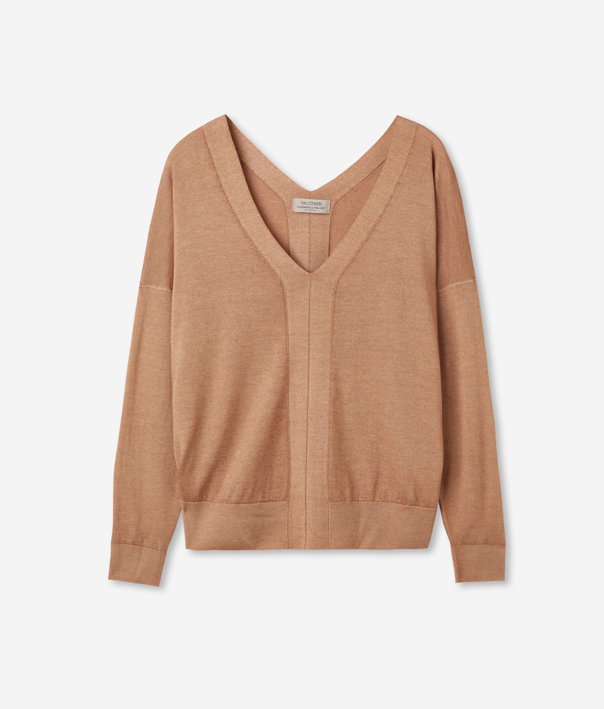 Pullover mit V-Ausschnitt aus Kaschmir Ultrafine