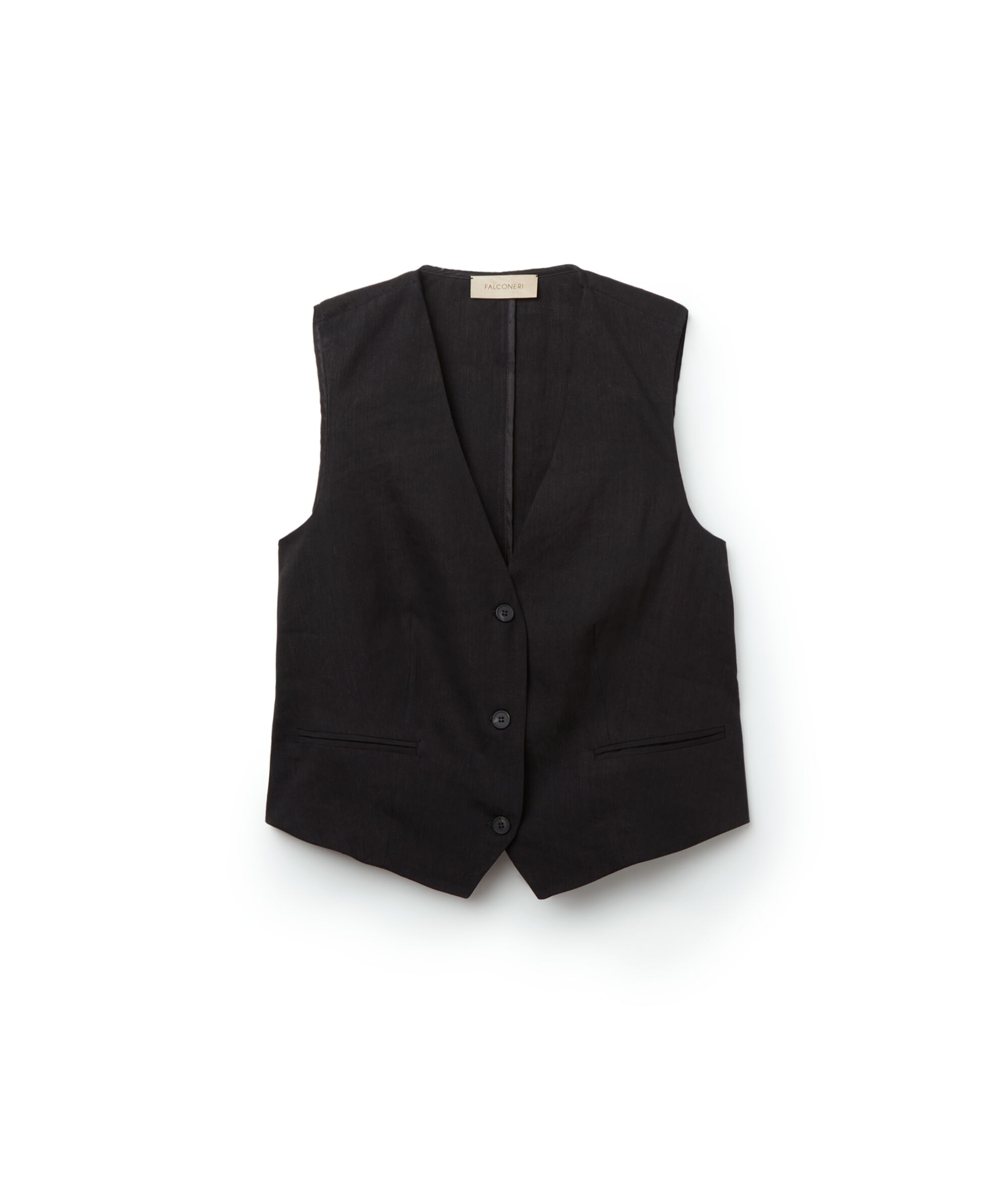 Γιλέκο από Λινό και Βισκόζη