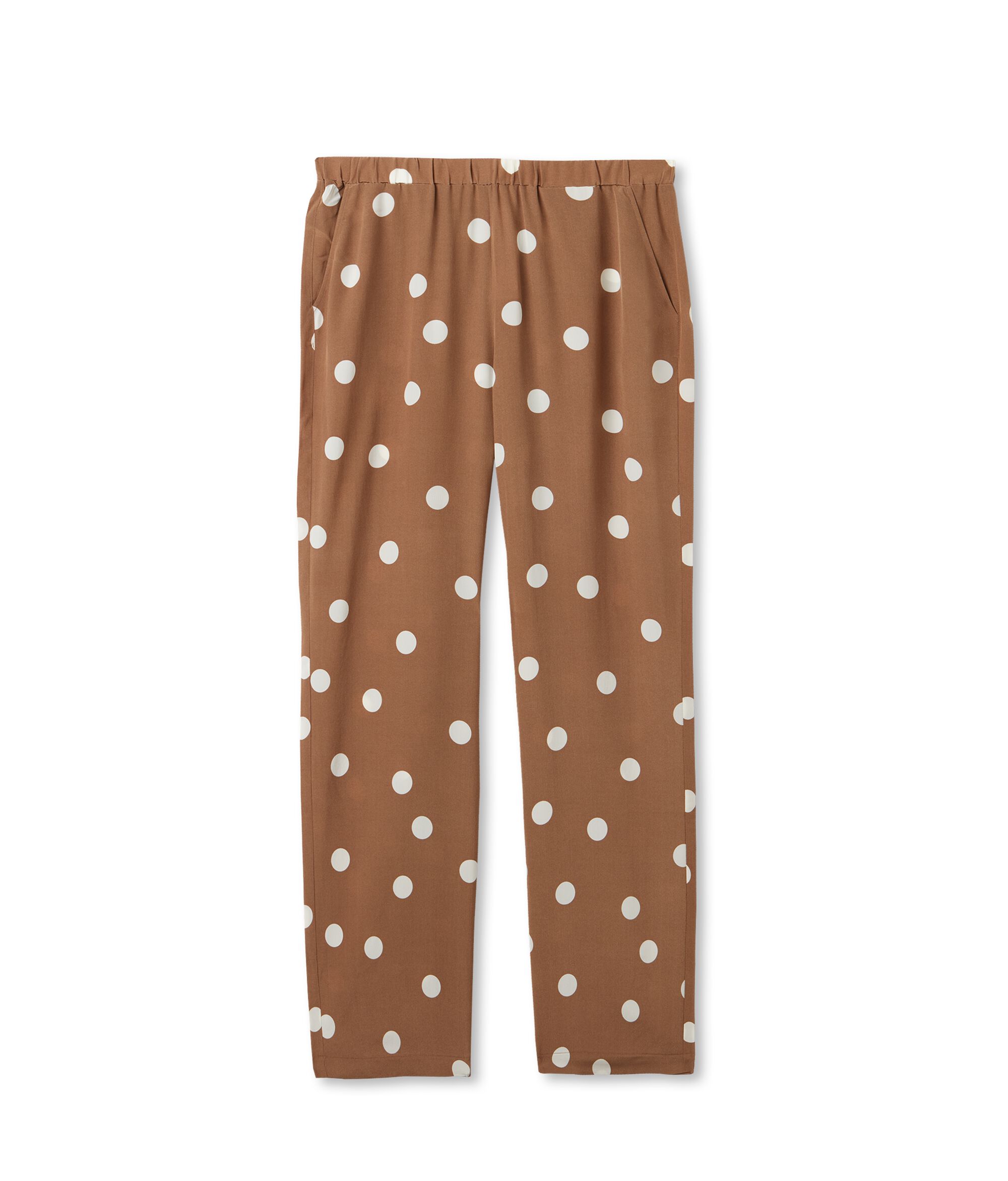Pantalone Palazzo Seta Stampata
