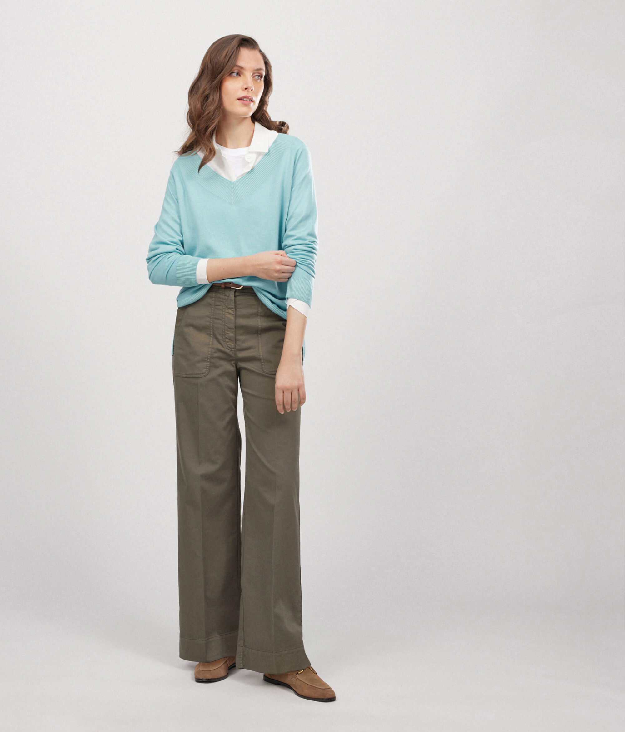 Maglia Scollo V in Cashmere Ultrafine