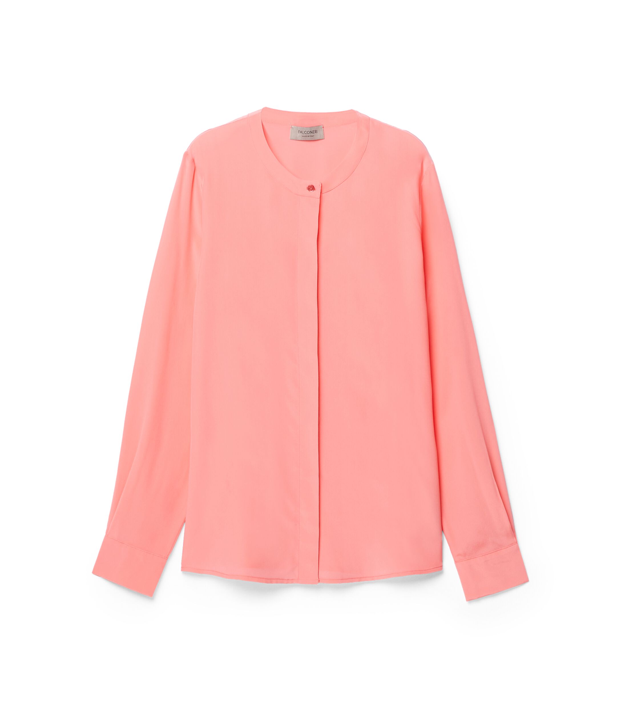 Camicia Girocollo in Seta