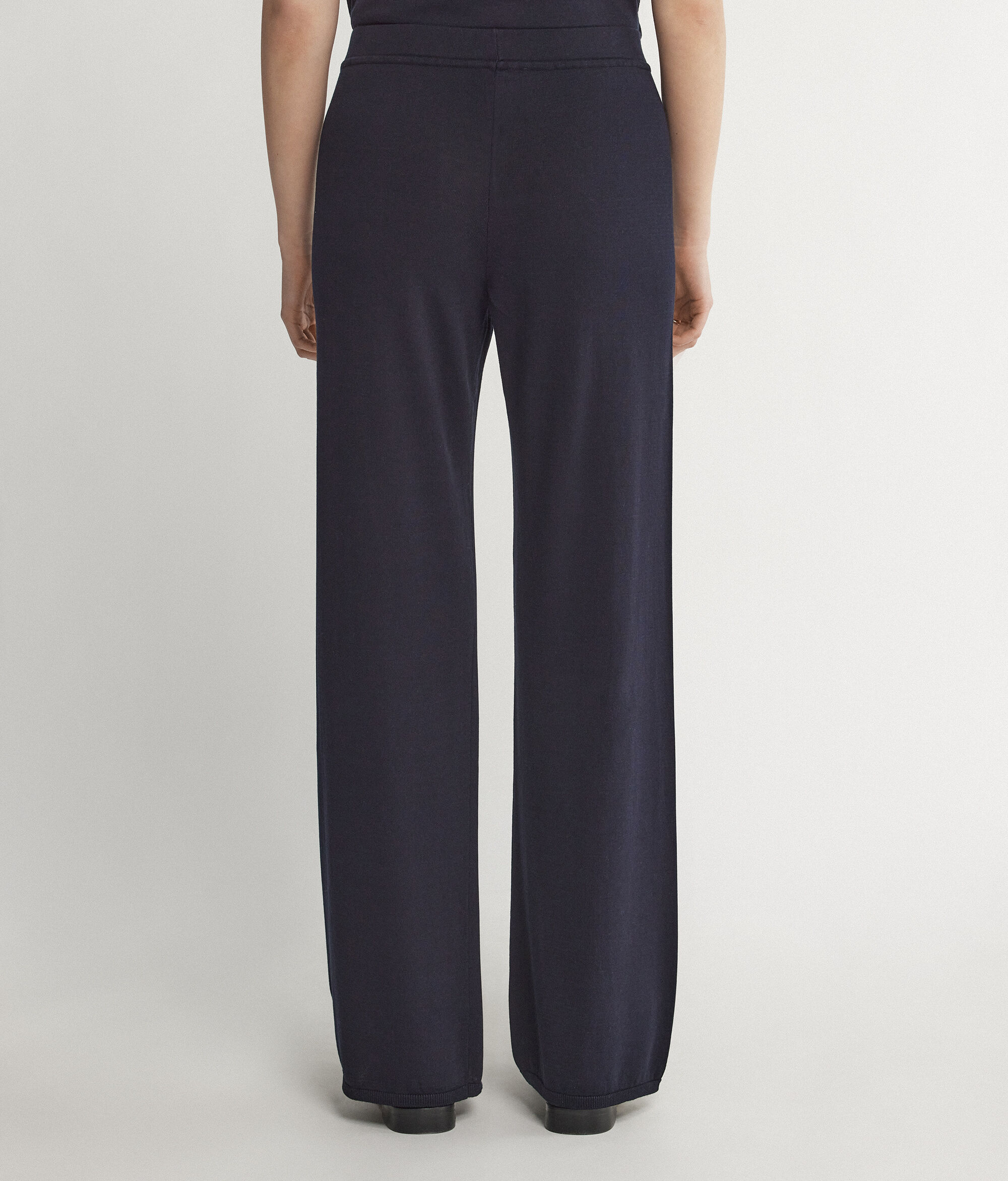 Silk and Cotton Palazzo Pants