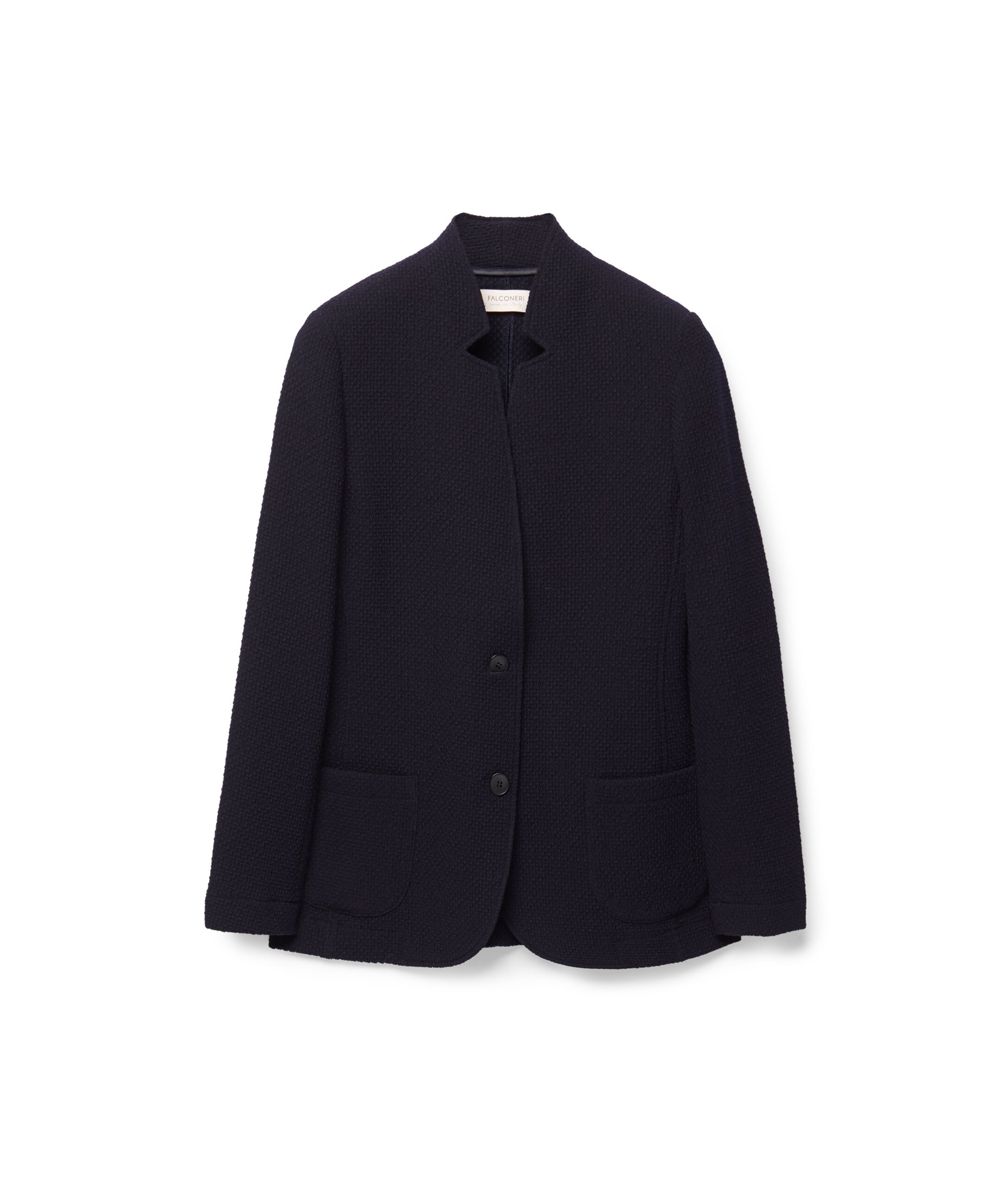 Dreidimensionale Jacke Colore Blau