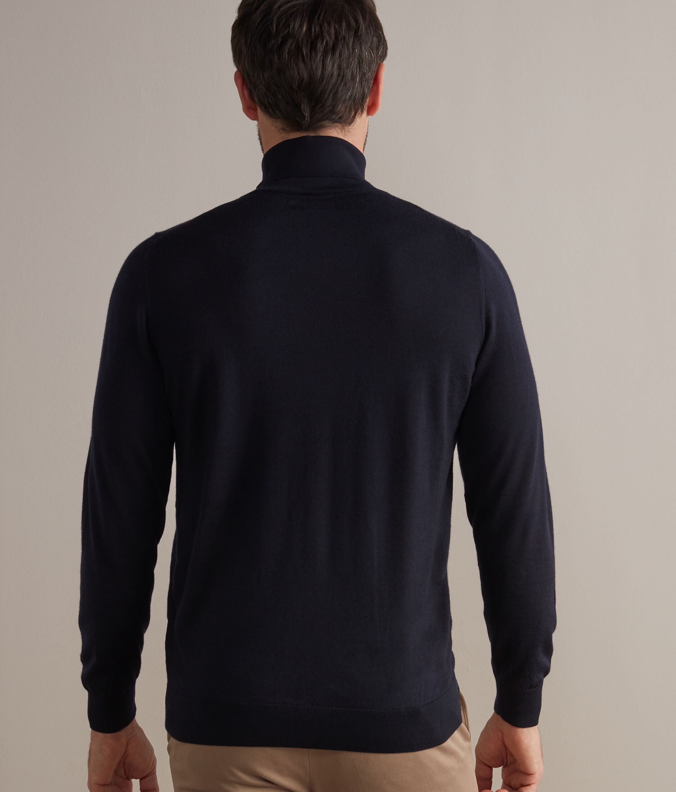 Jersei amb coll cigne de Cashmere Ultrafine