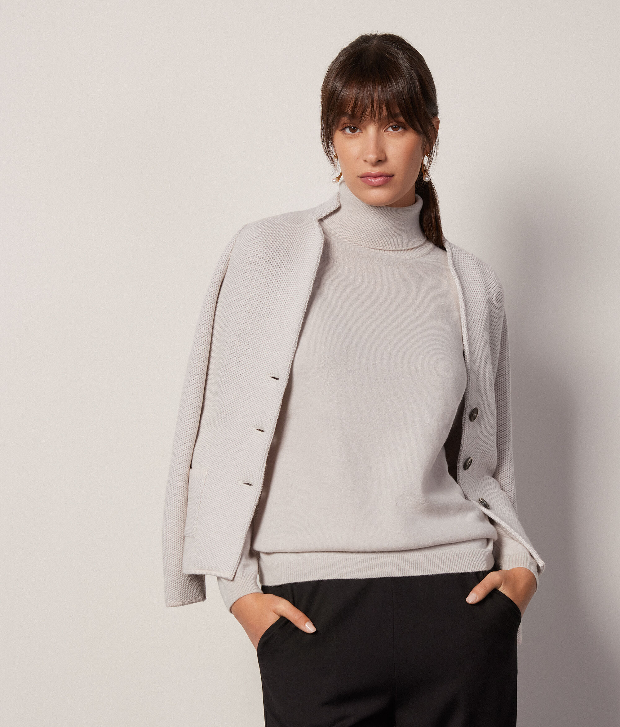 Sweter z golfem z kaszmiru Ultrasoft