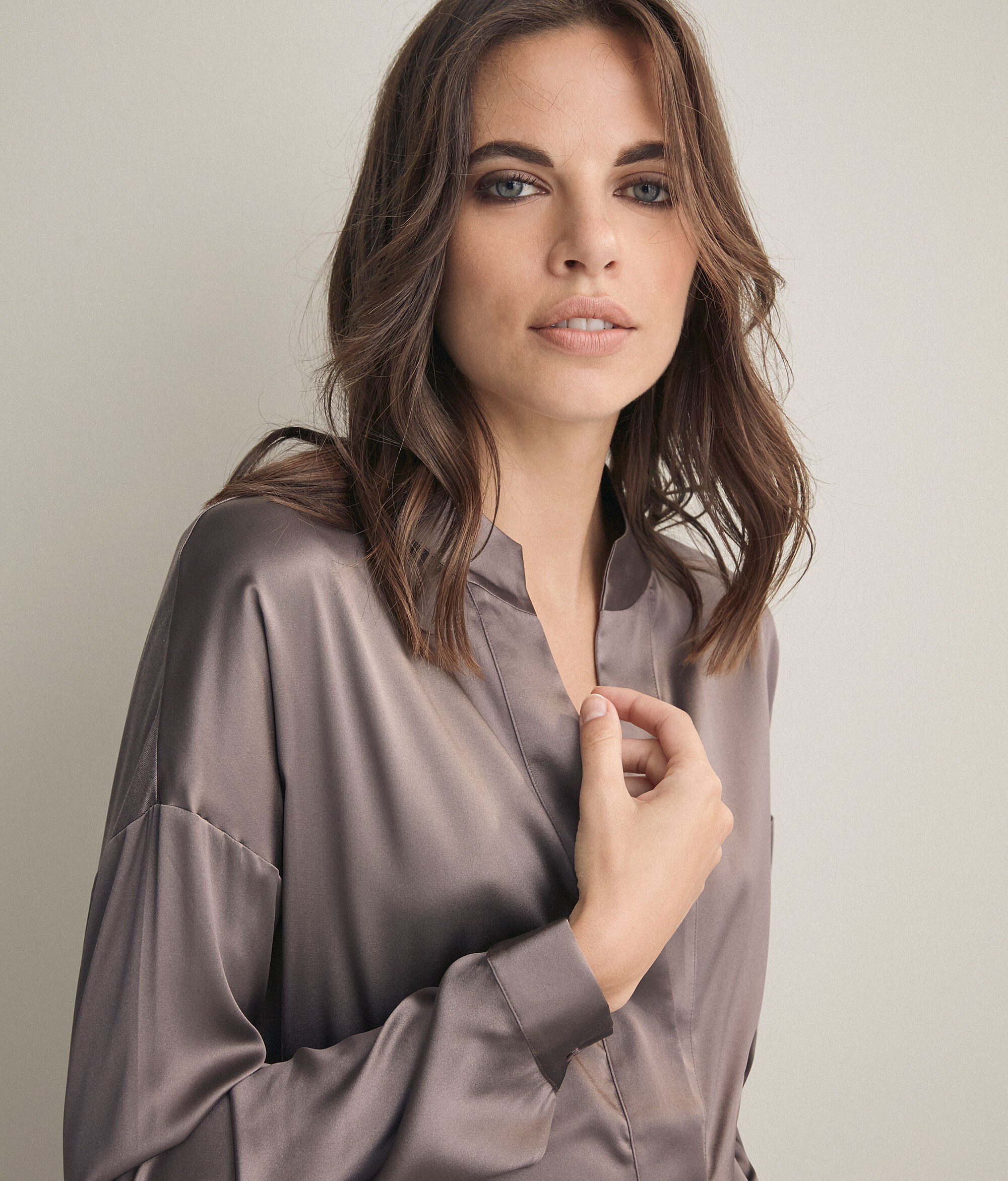 Camicia Collo Coreana