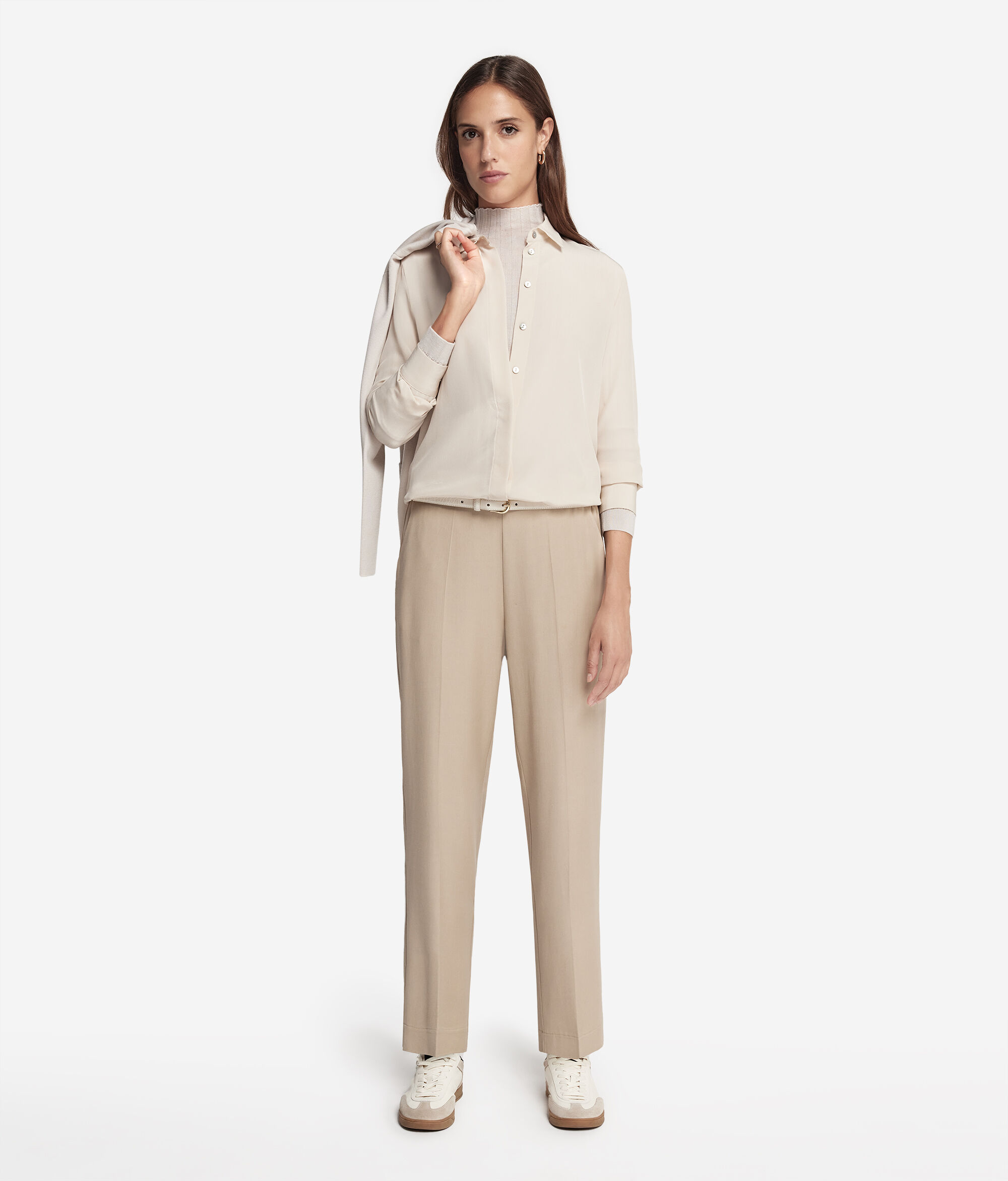Camicia in Seta con Colletto