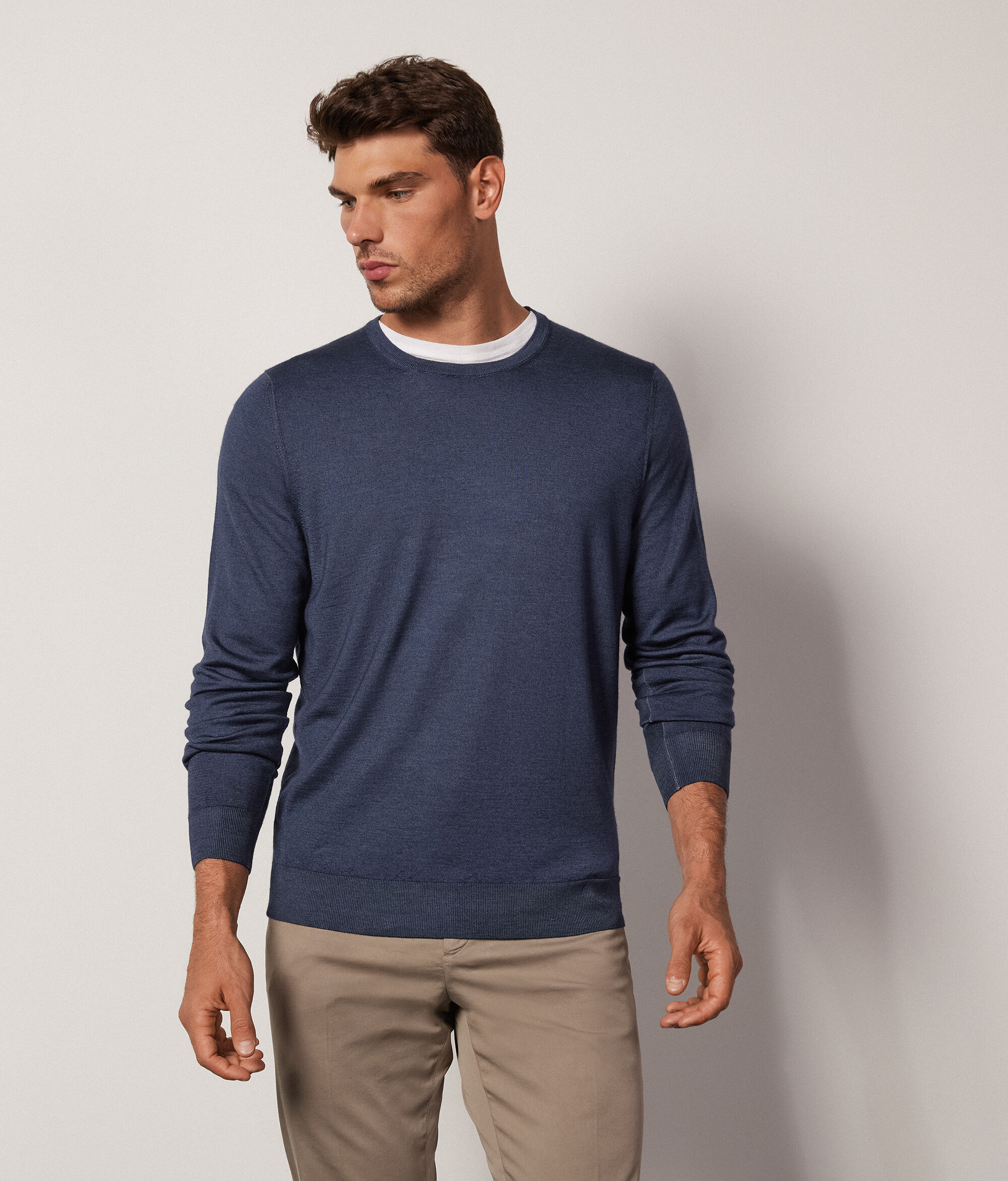 Maglia Girocollo in Cashmere Ultrafine Uomo