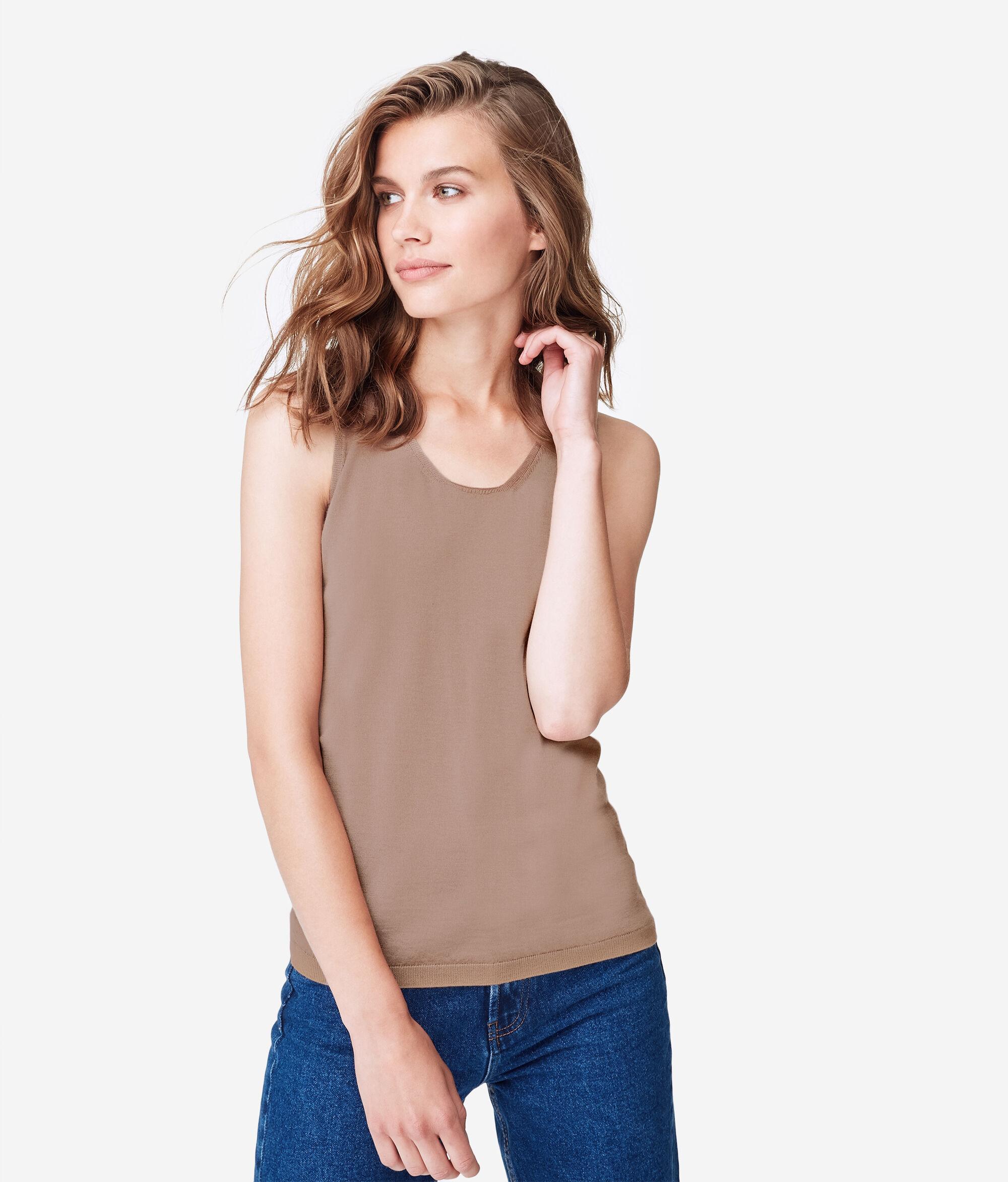 Ultralight Cashmere Tank-Top