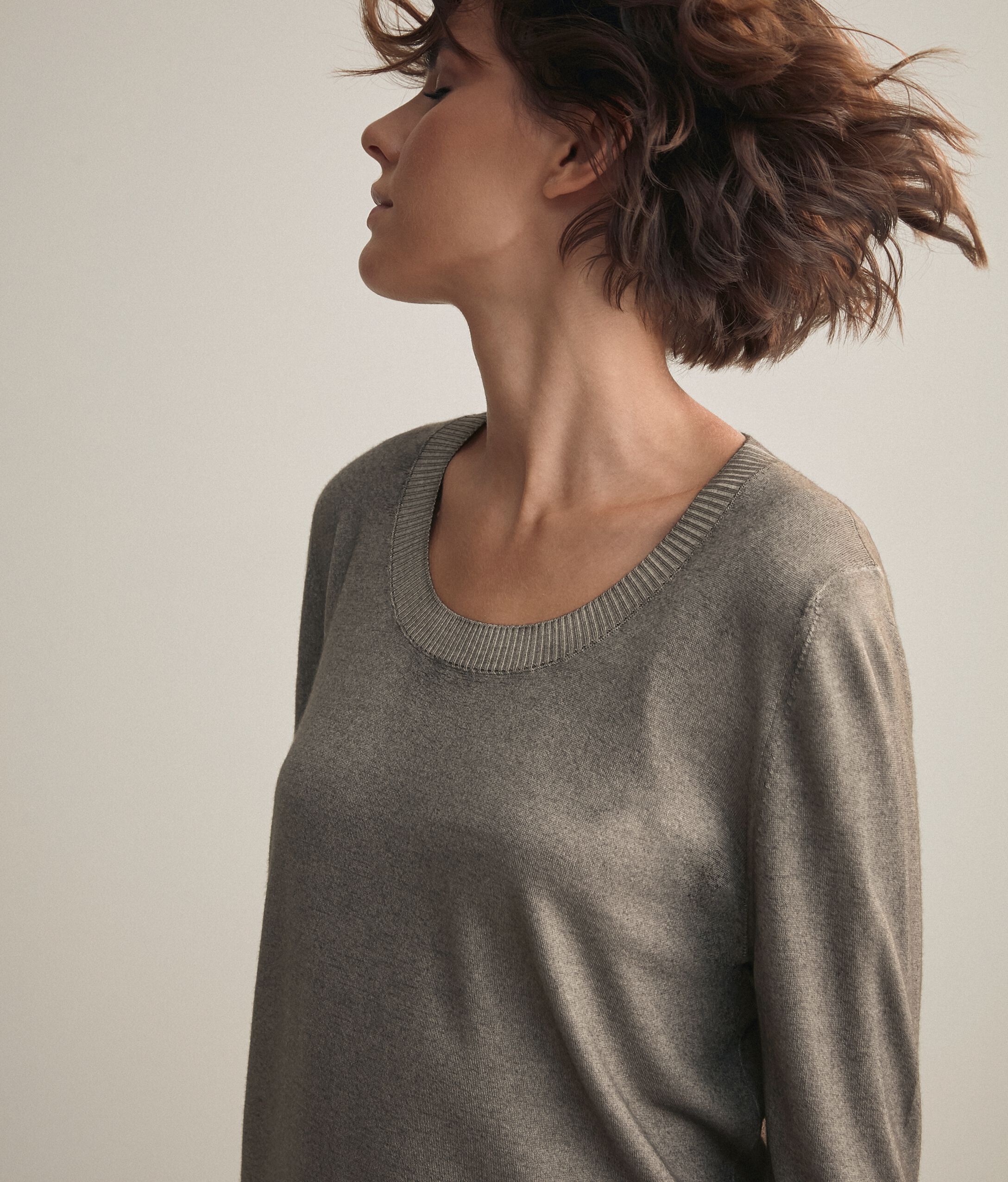 Maglia Girocollo in Cashmere Ultrafine