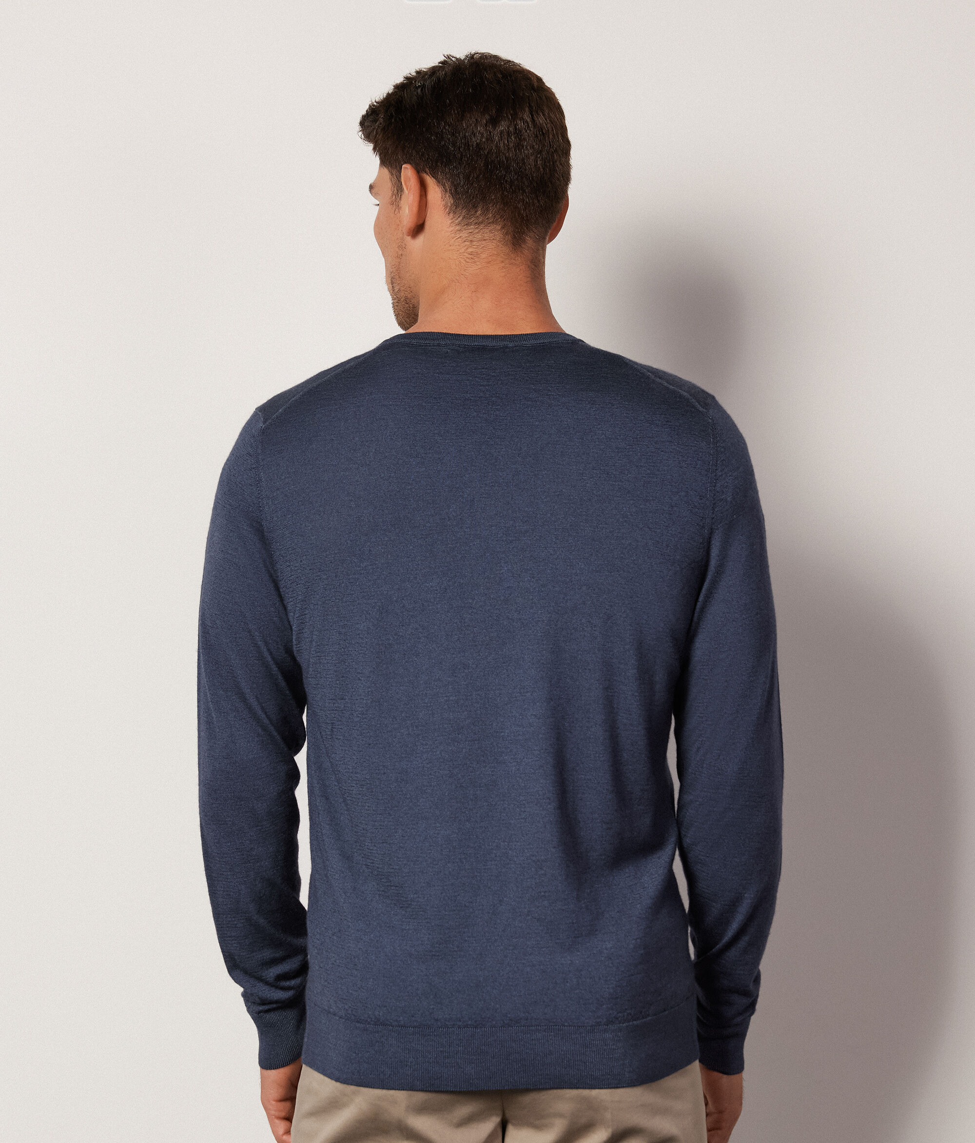 Pullover mit V-Ausschnitt aus Kaschmir Ultrafine