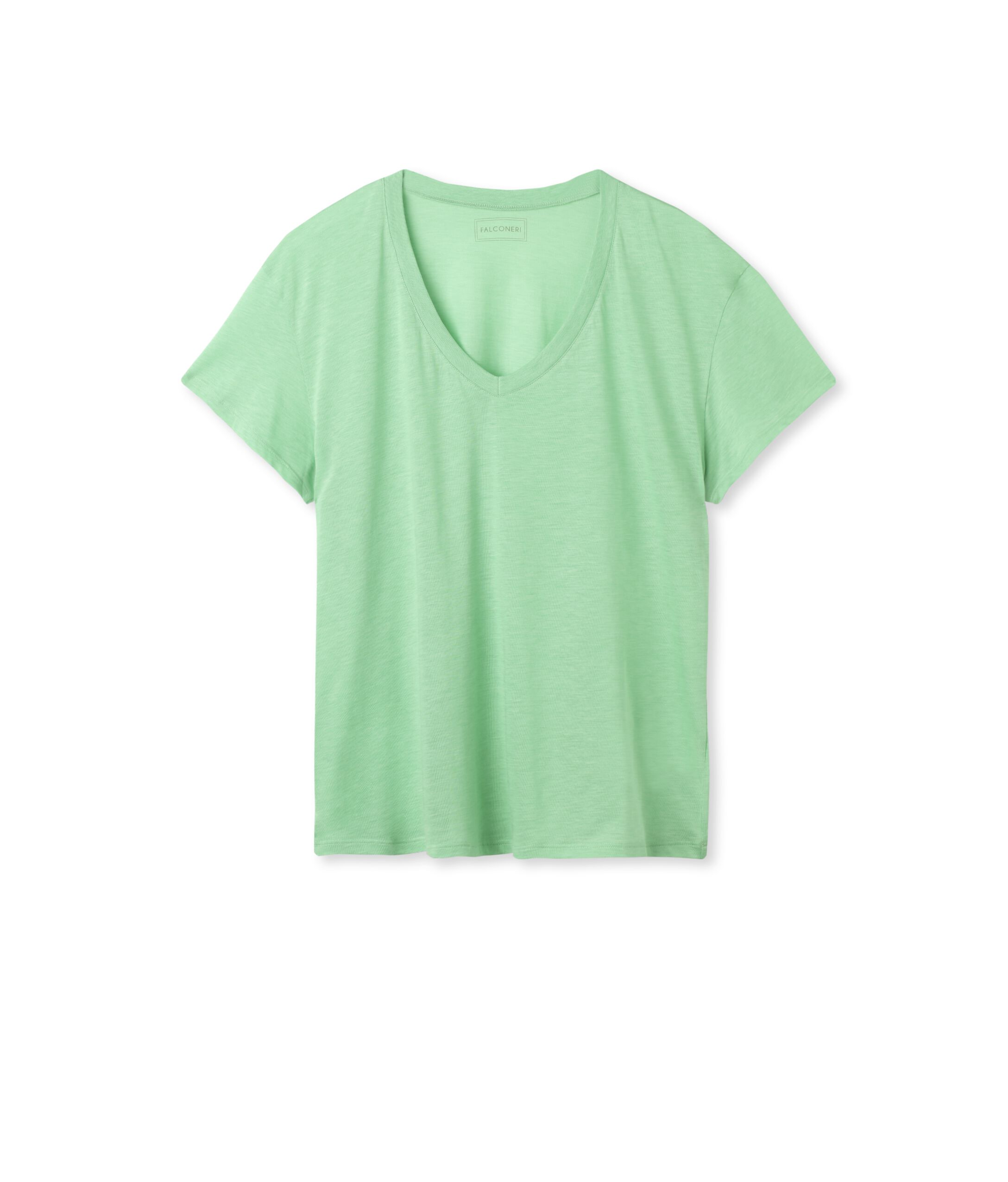 V-Neck Fresh Silk T-shirt