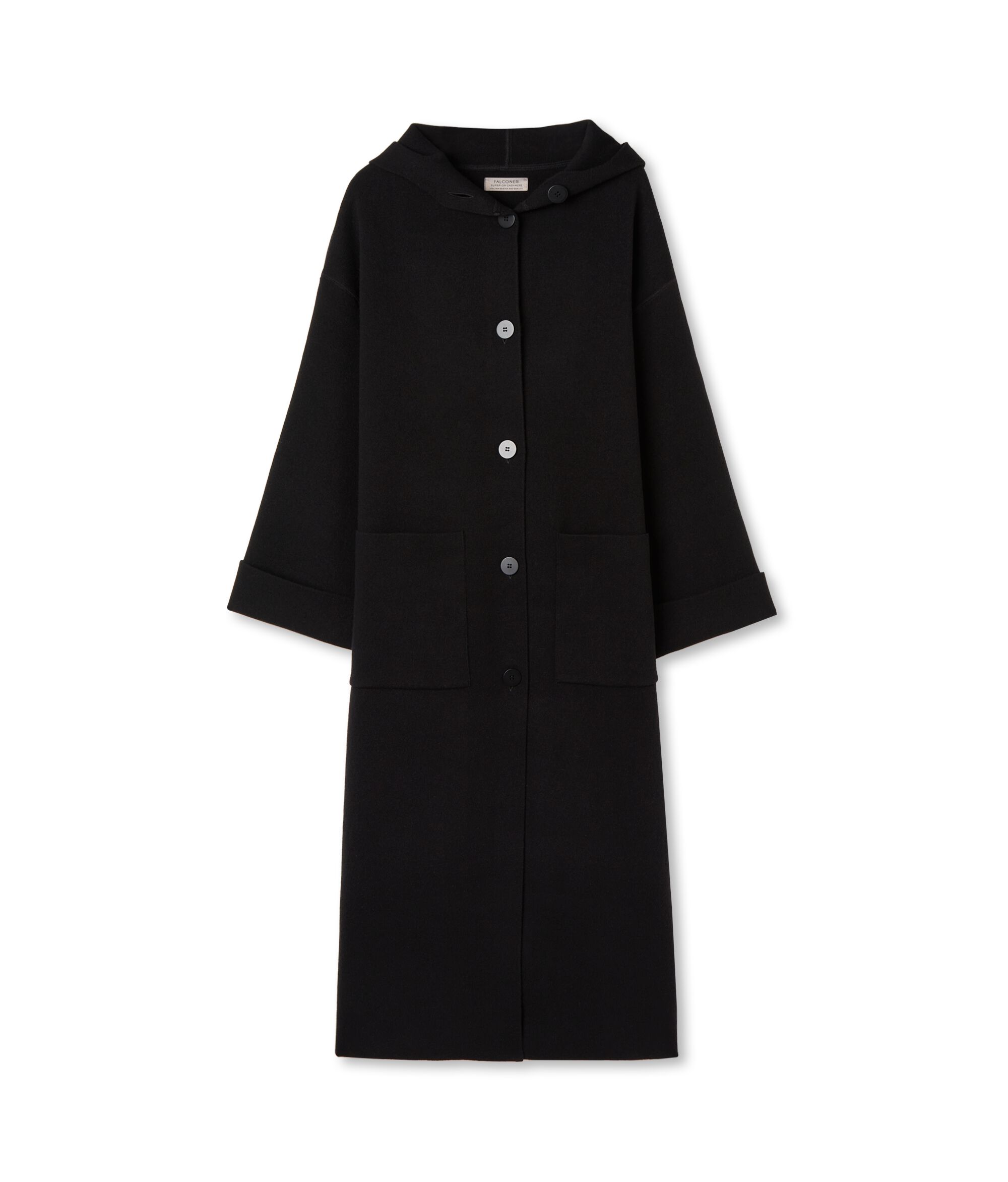Hooded Ultrasoft Cashmere Coat