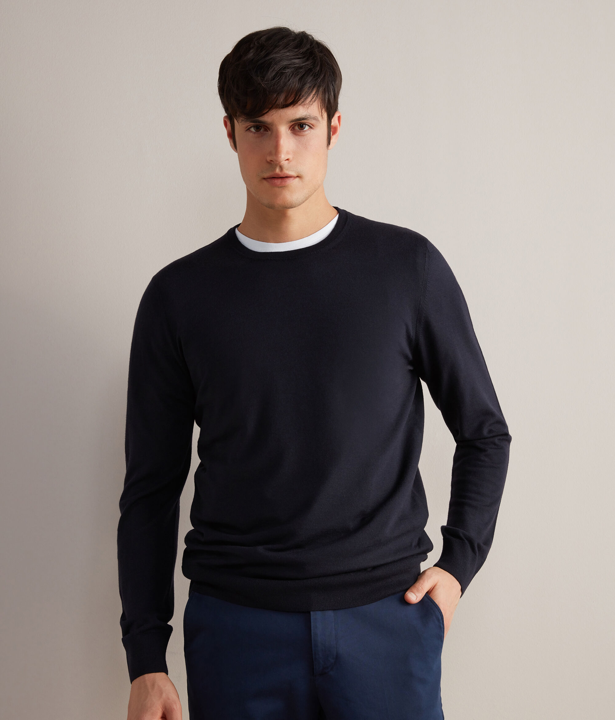 Maglia Girocollo in Lana Merino