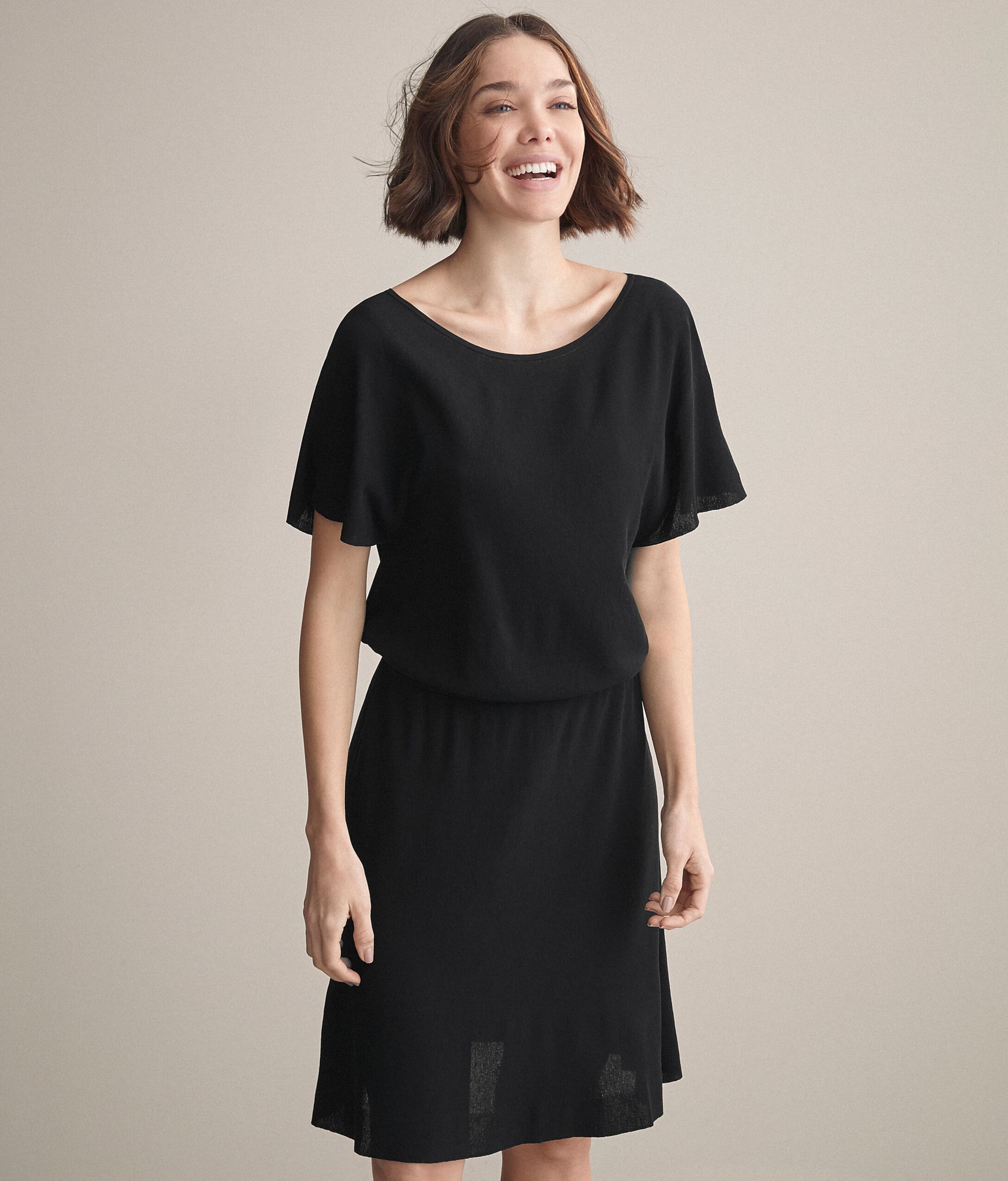 Robe en Coton à Manches Kimono