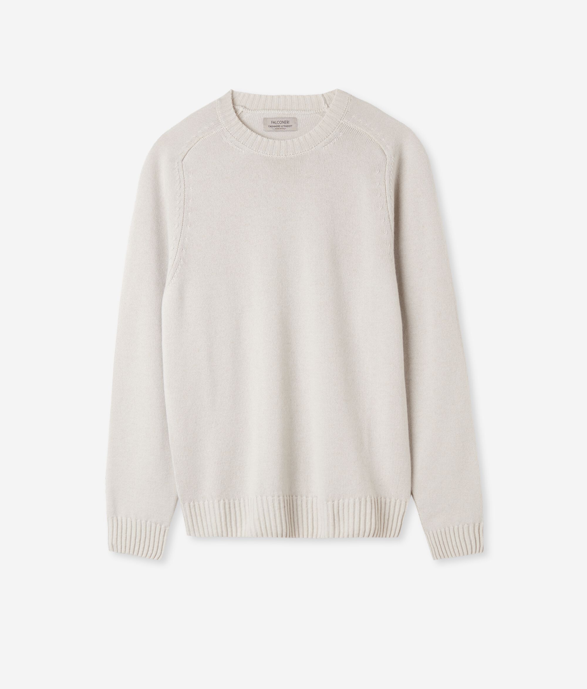 Pull à col rond en cachemire ultra-doux