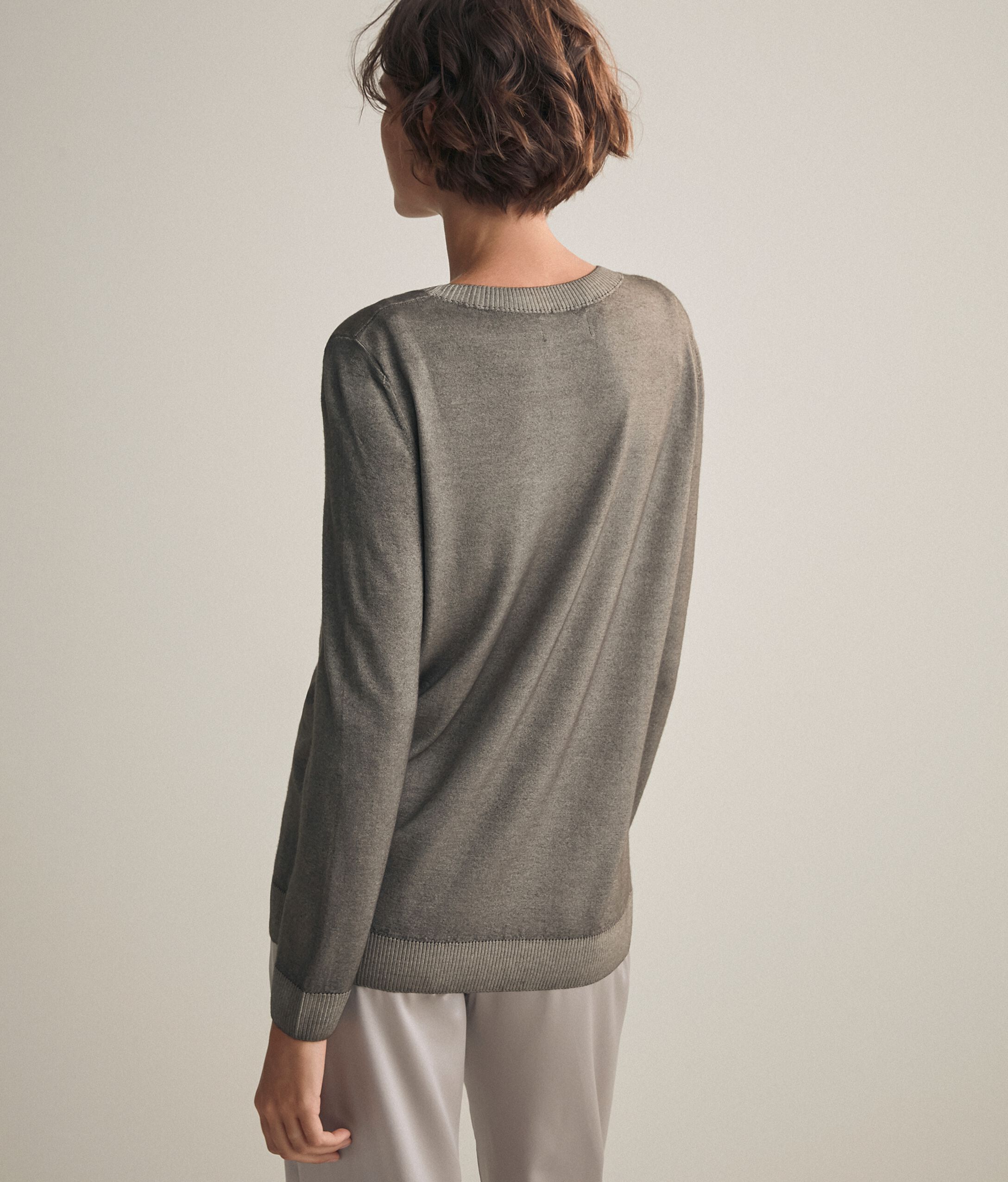 Maglia Girocollo in Cashmere Ultrafine