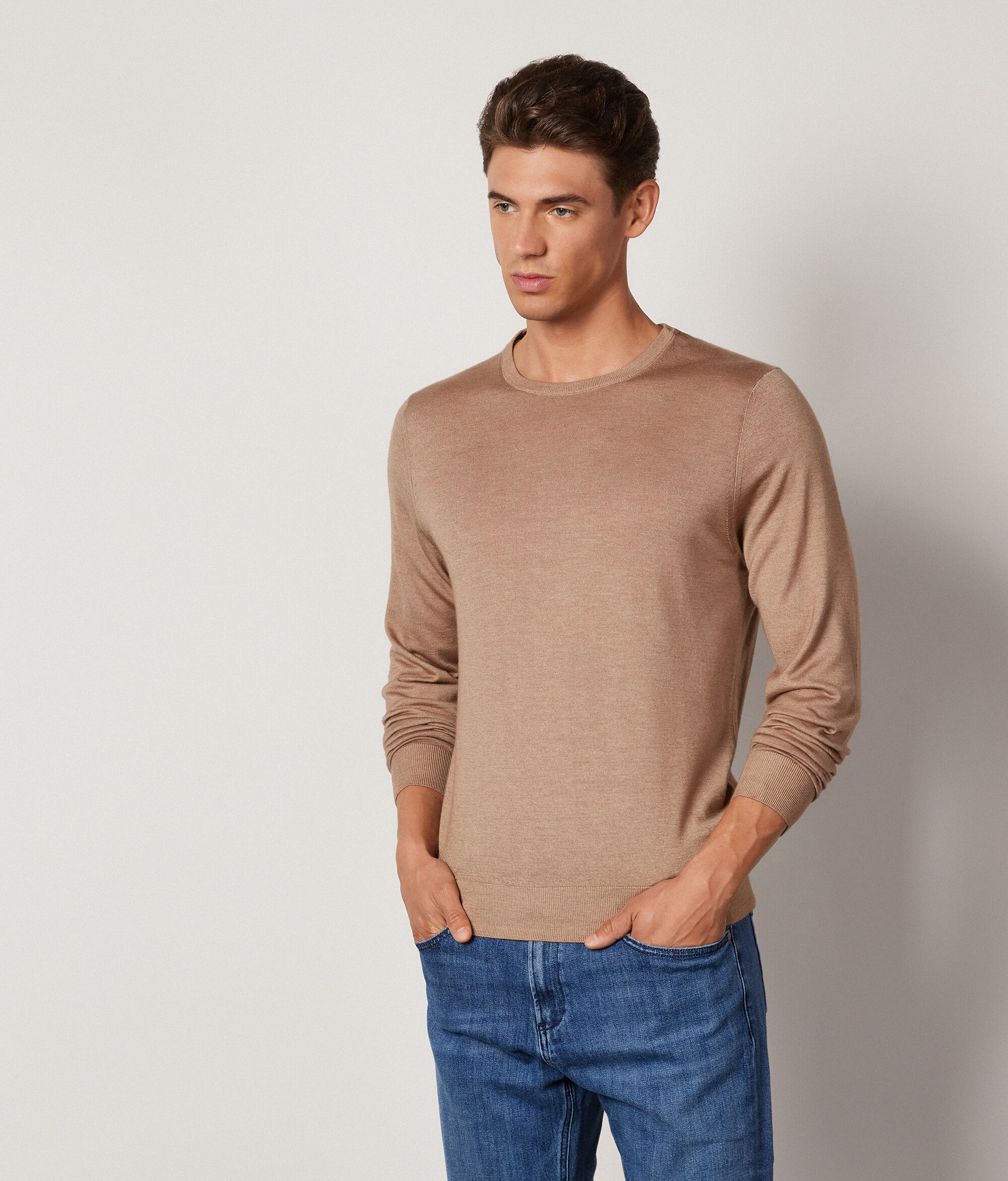 Maglia Girocollo in Cashmere Ultrafine Uomo