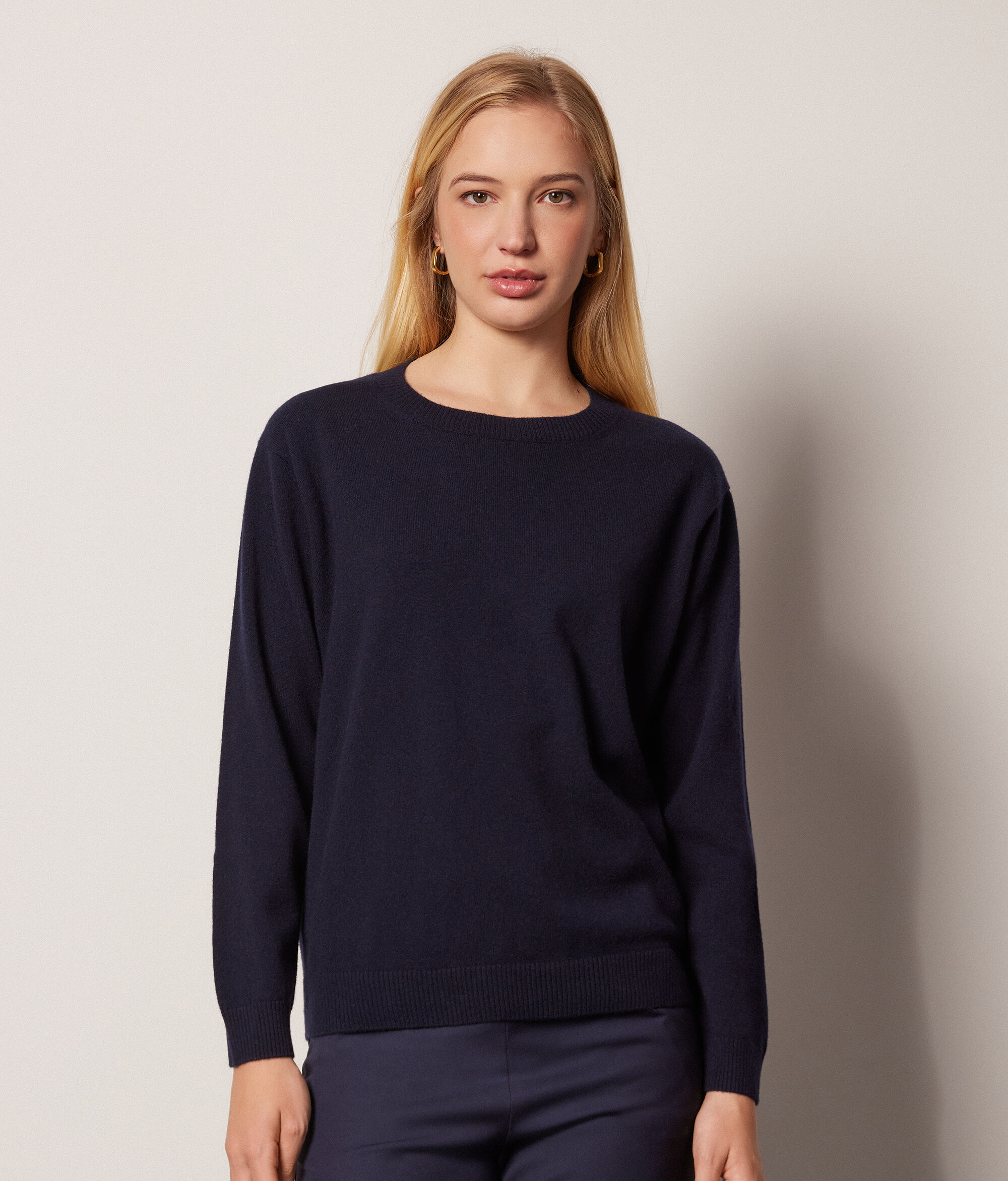 Pull à col bateau en cachemire ultra-doux