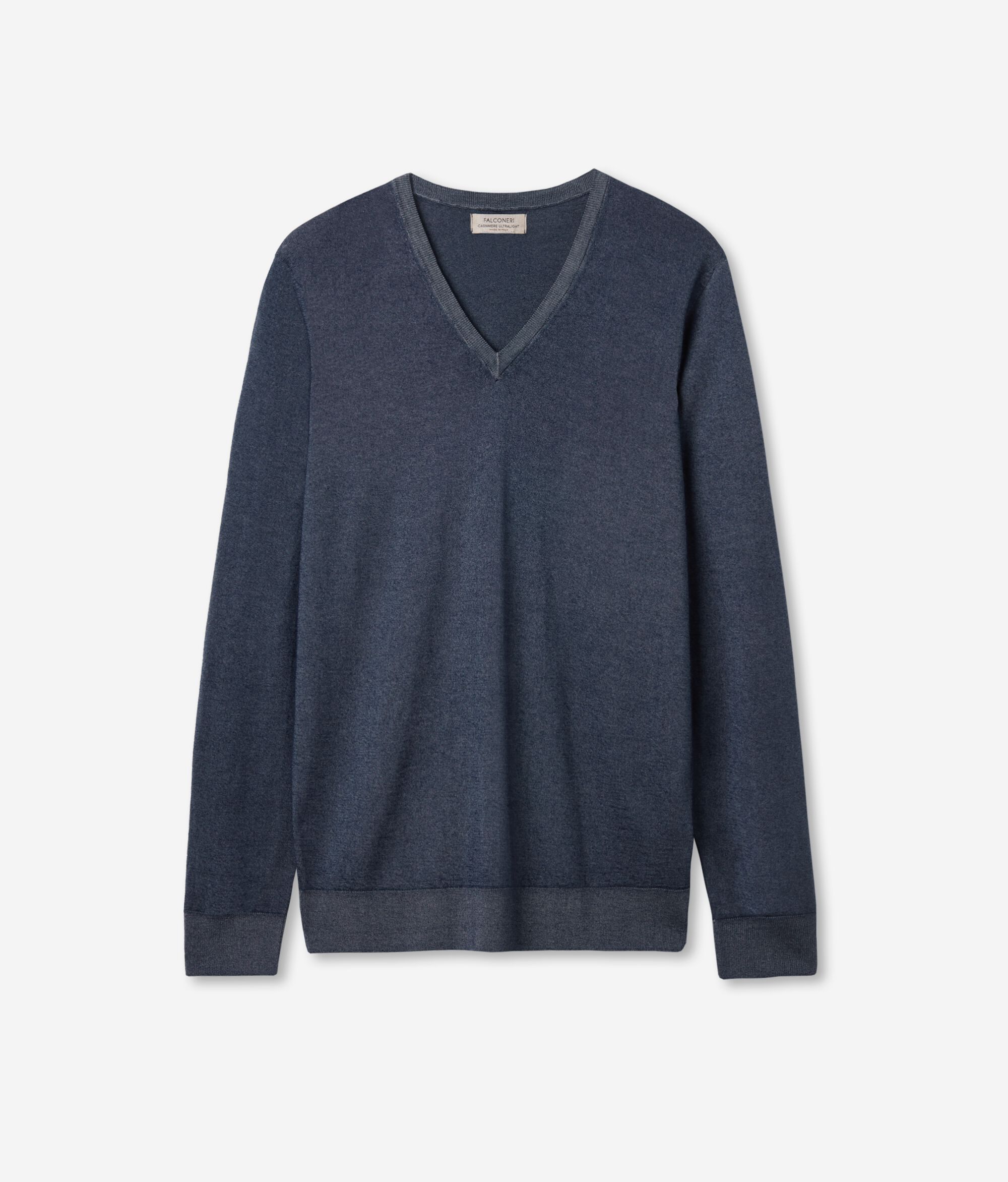 Pullover mit V-Ausschnitt aus Kaschmir Ultrafine
