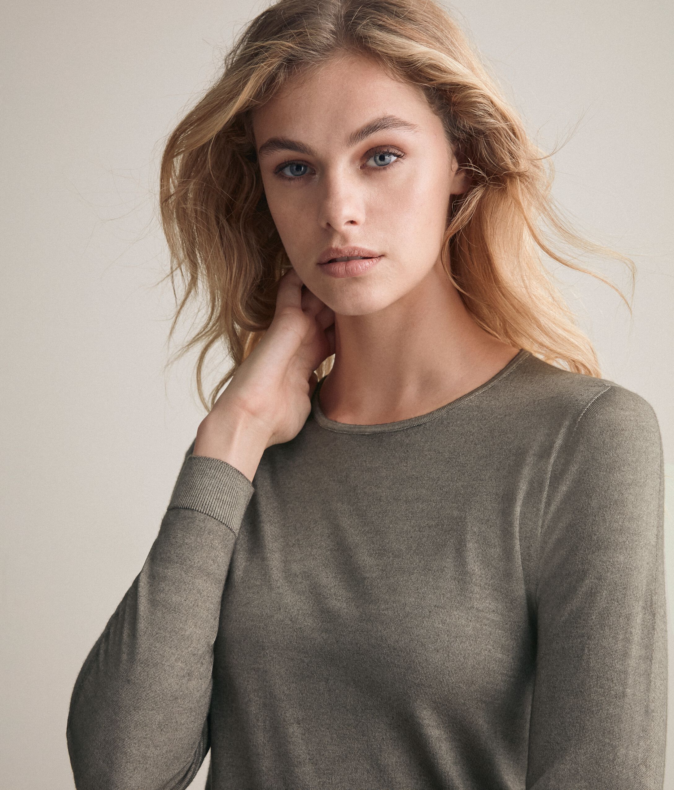 Maglia Girocollo in Cashmere Ultrafine
